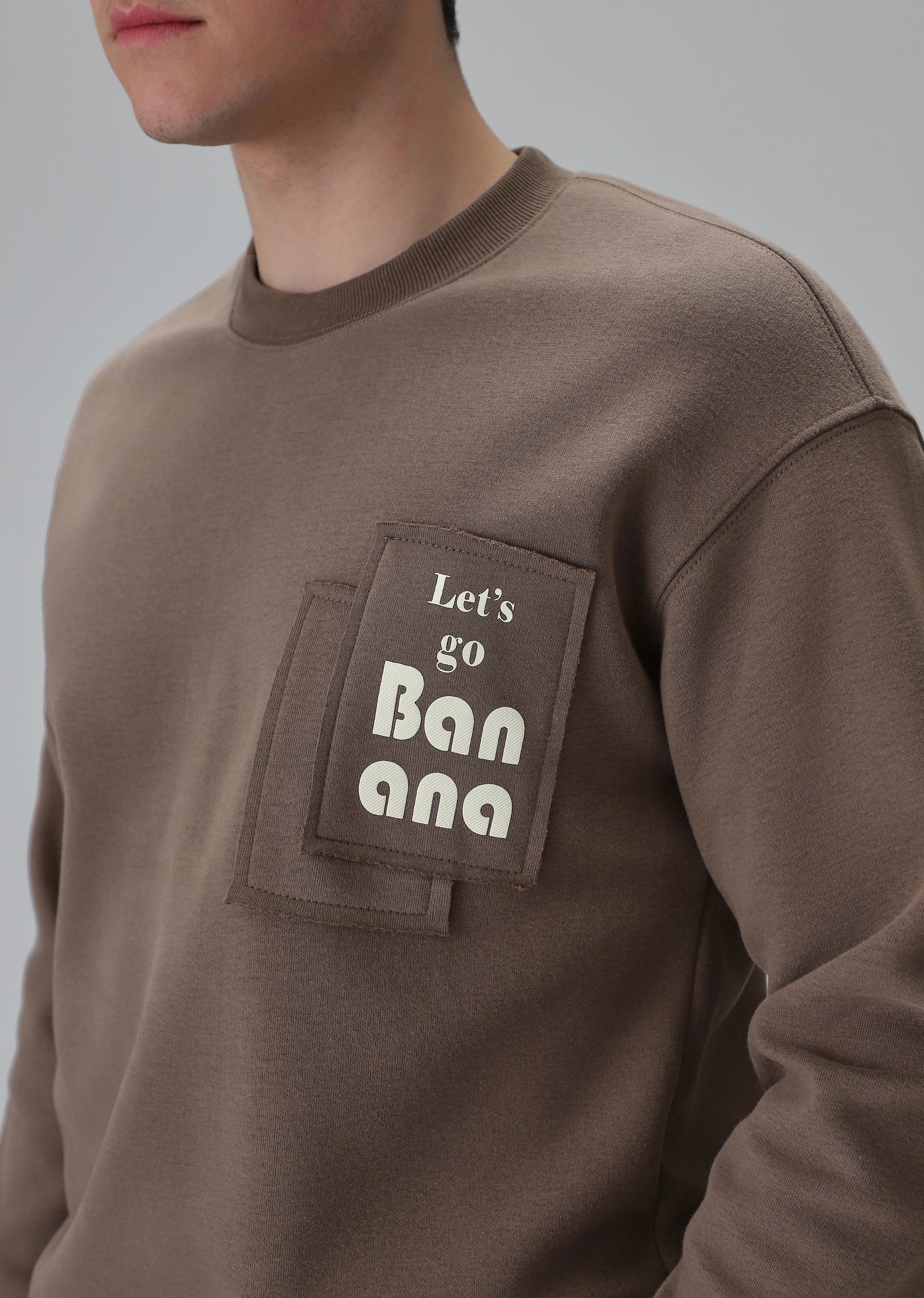 Brown Patch Sweatshirt - Image 5