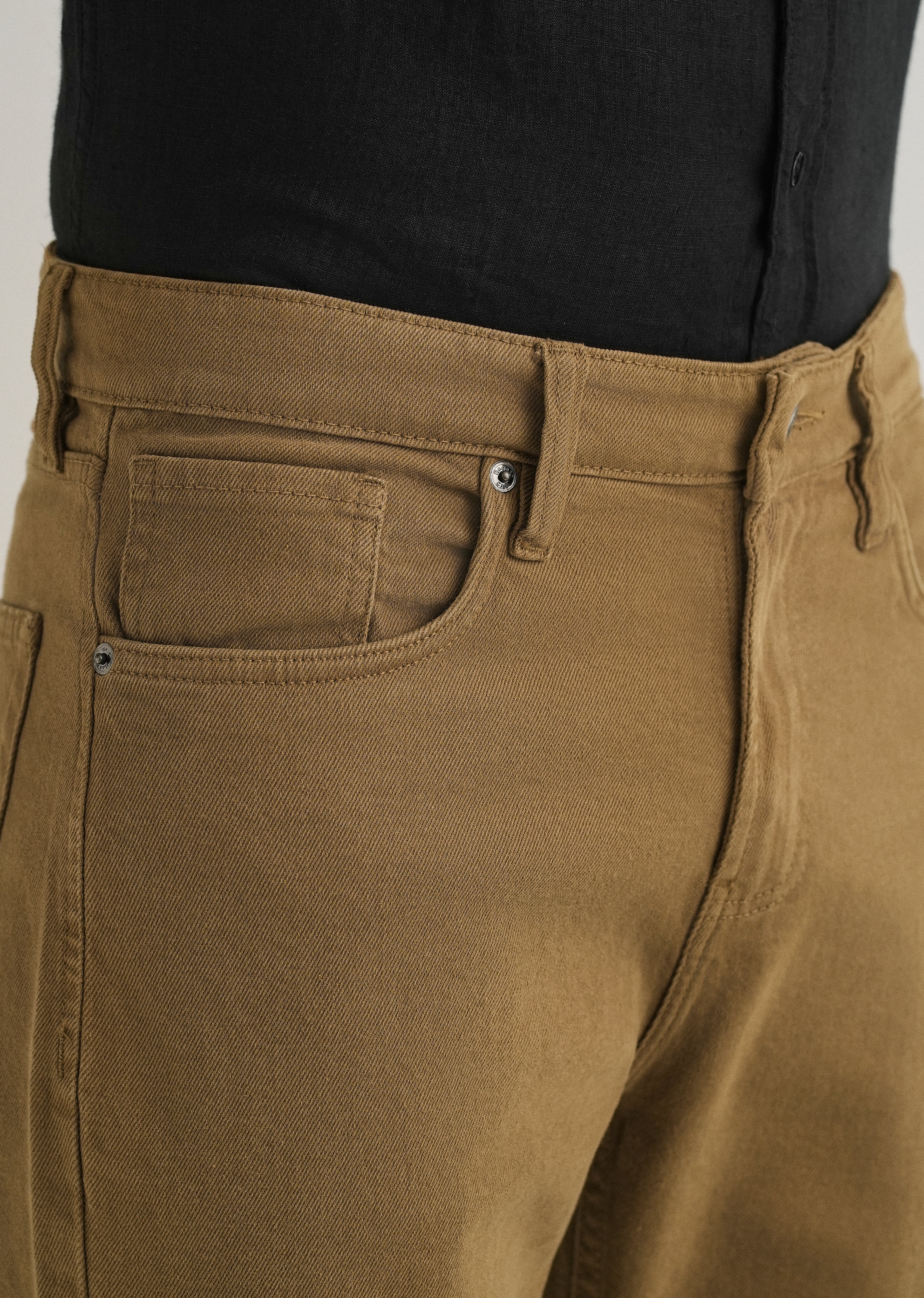 Brown Regular Fit Denim - Image 5