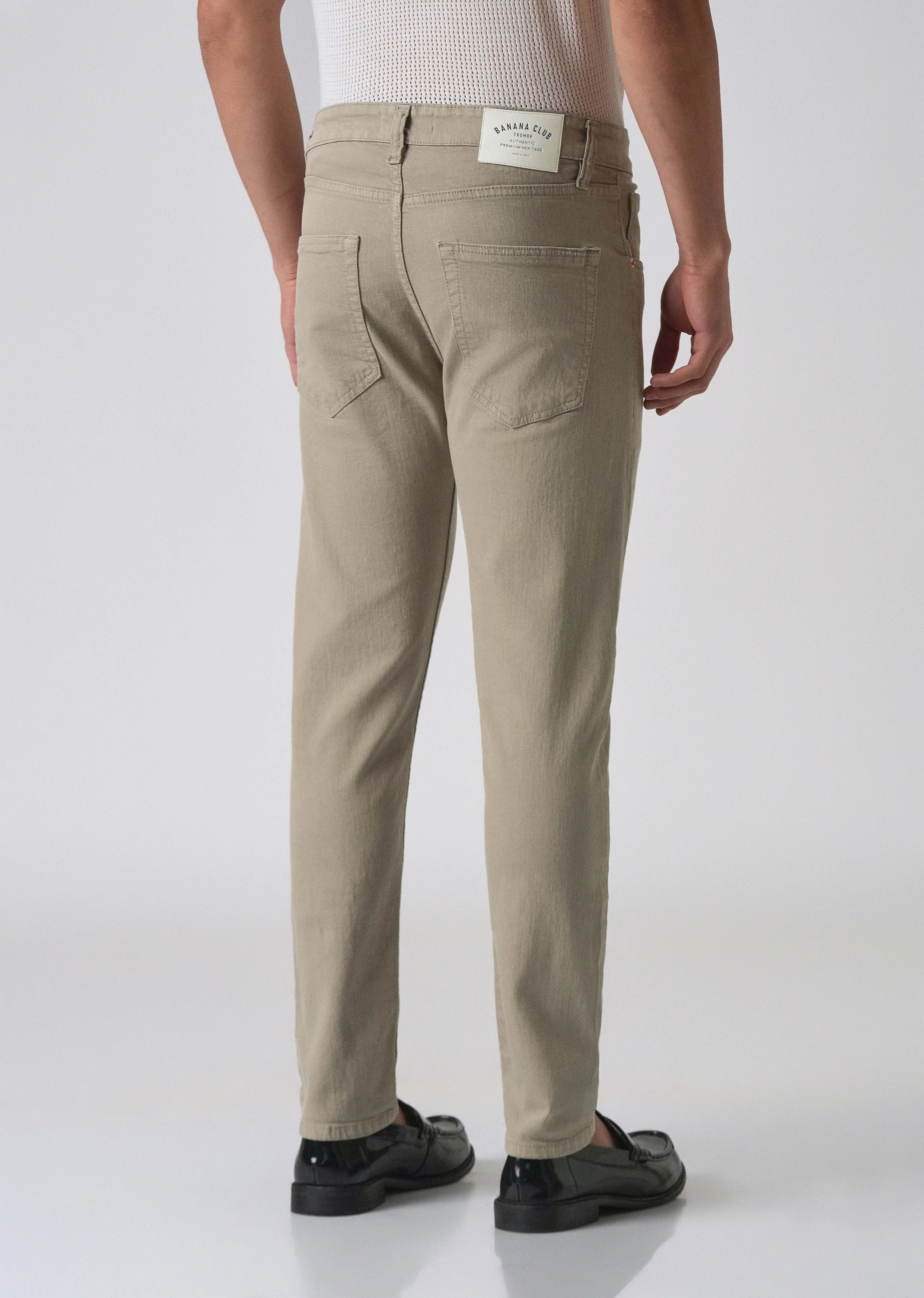Brown Slim Fit Denim - Image 2