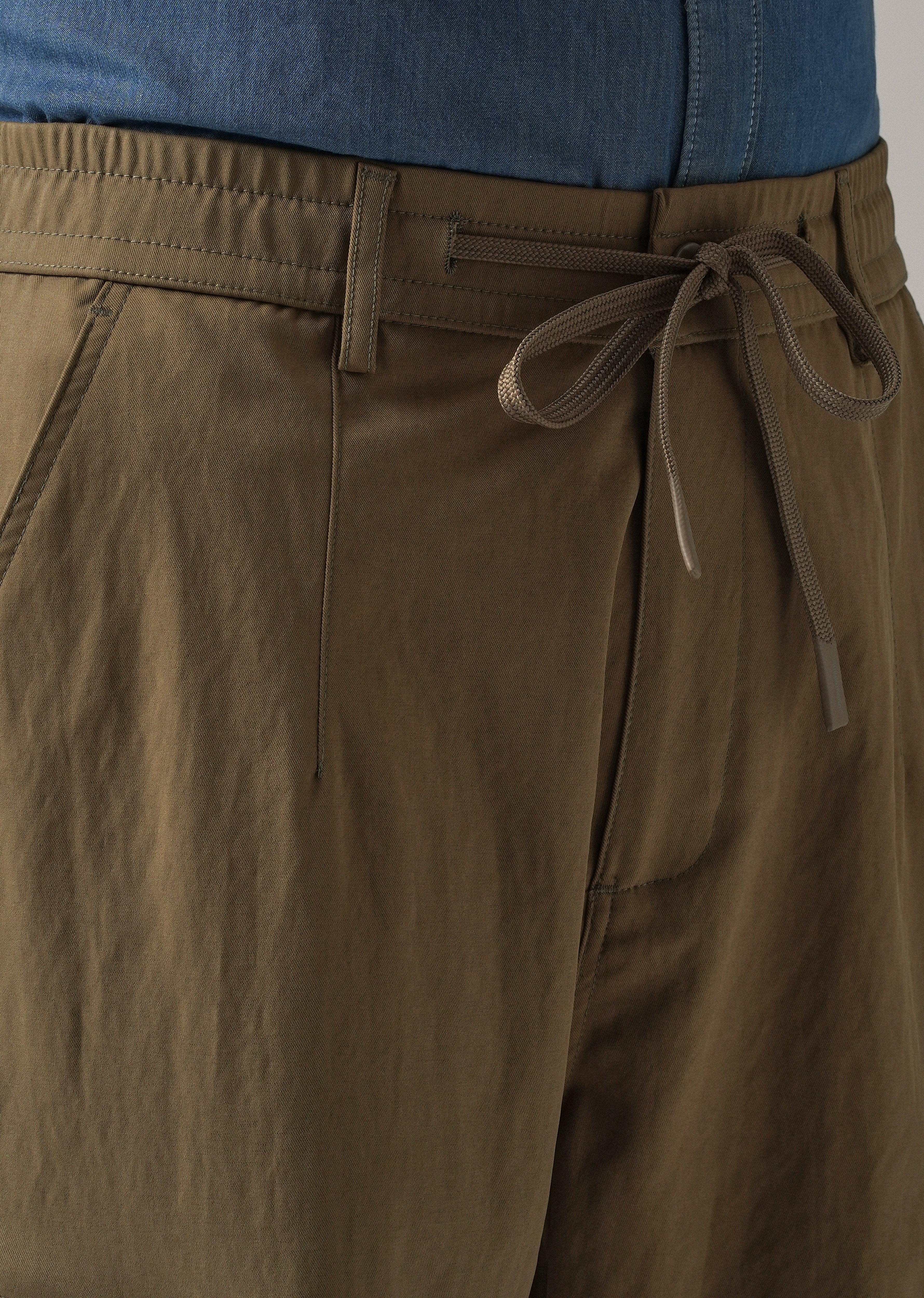Brown Stone Wash Cargo Pants - Image 5