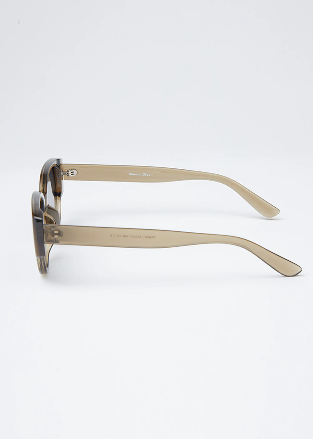 Brown Unisex Oval Sunglasses - Image 5