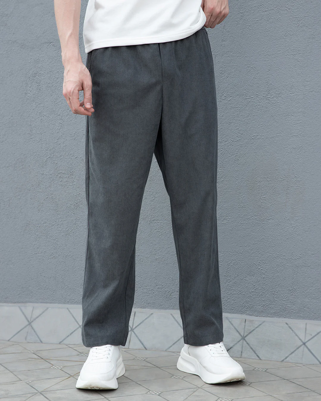 Castor Gray Corduroy Pant - Image 4