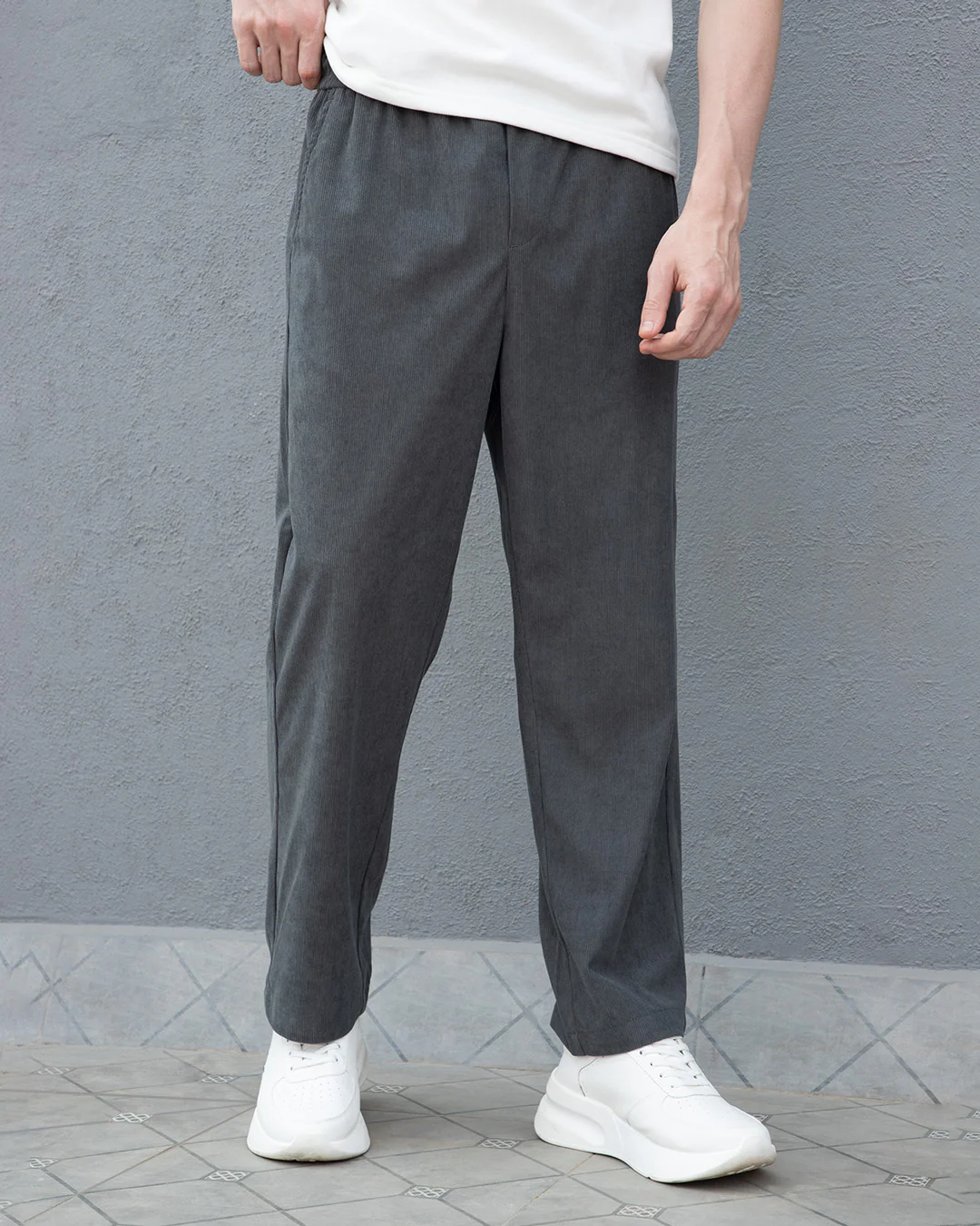 Castor Gray Corduroy Pant - Image 5