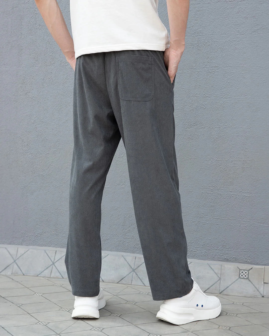 Castor Gray Corduroy Pant - Image 6