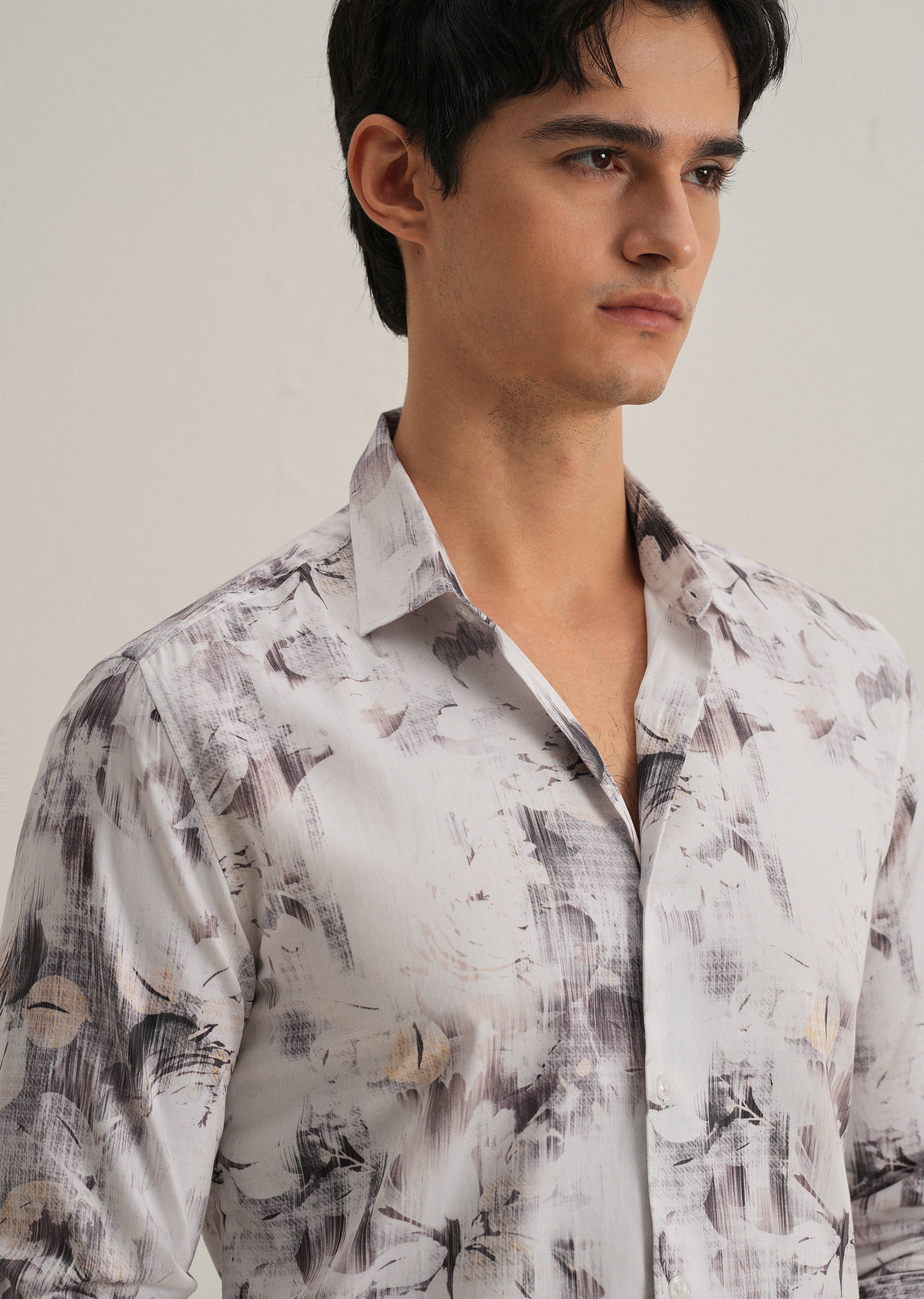 Chaos Flower Printed Shirt - Image 5