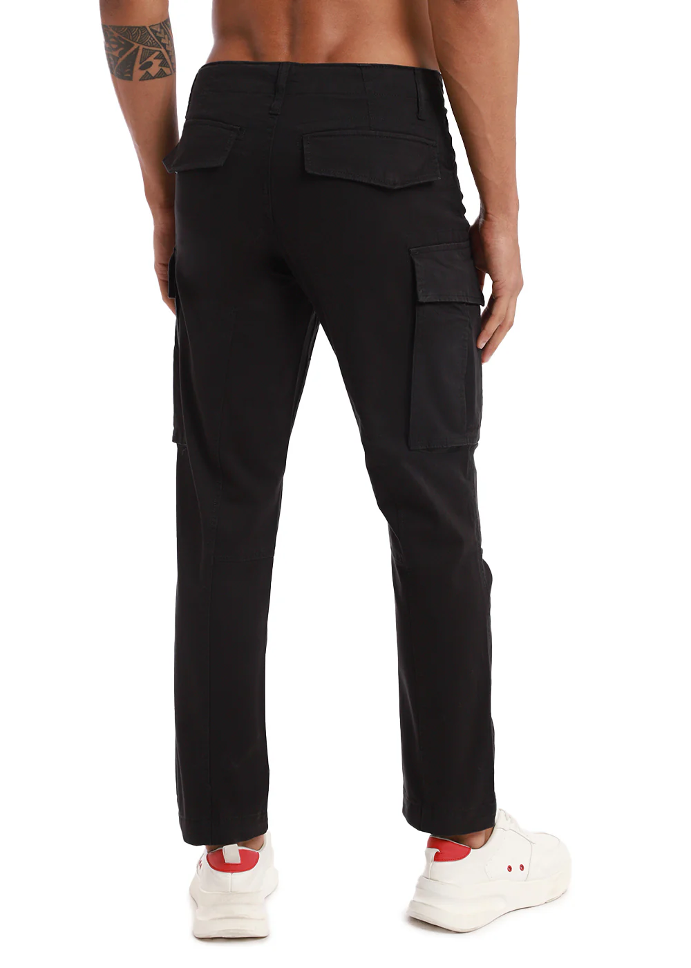 Charcoal Black Cargo Pant - Image 5