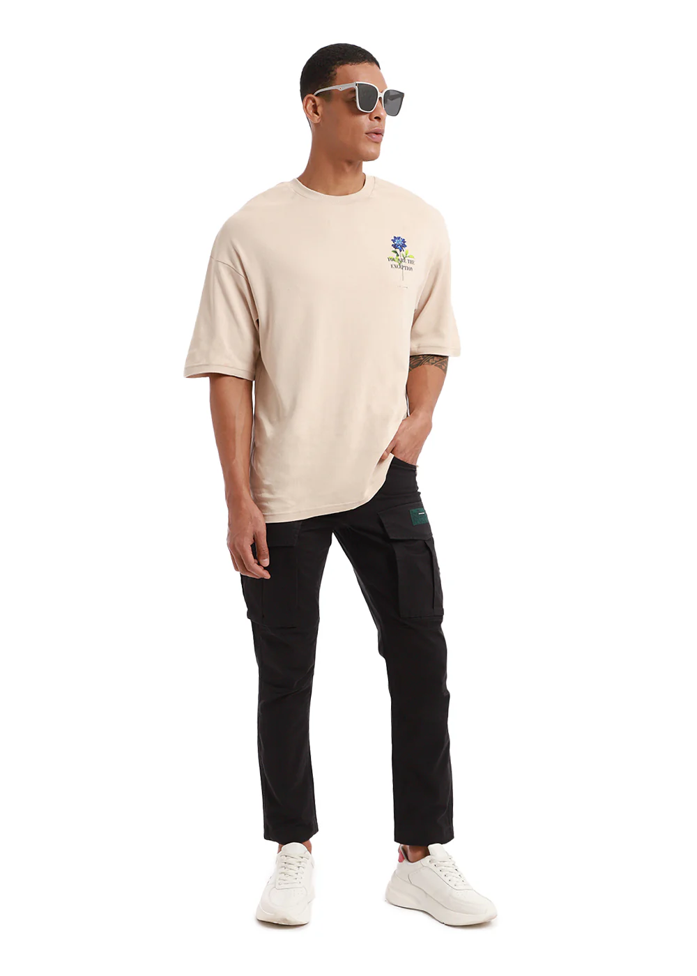 Charcoal Black Cargo Pant - Image 7