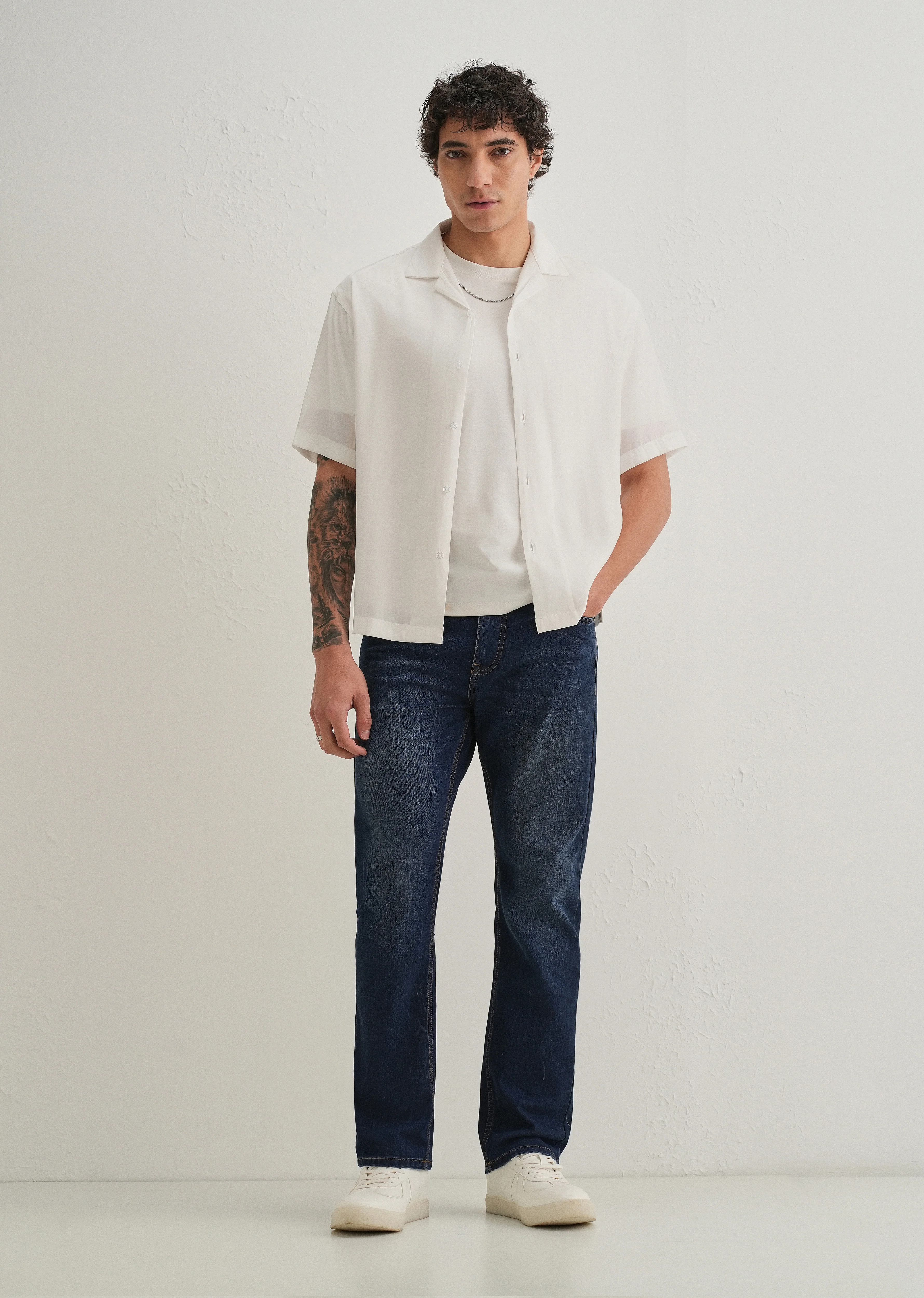 Classic Indigo Straight Jeans - Image 6