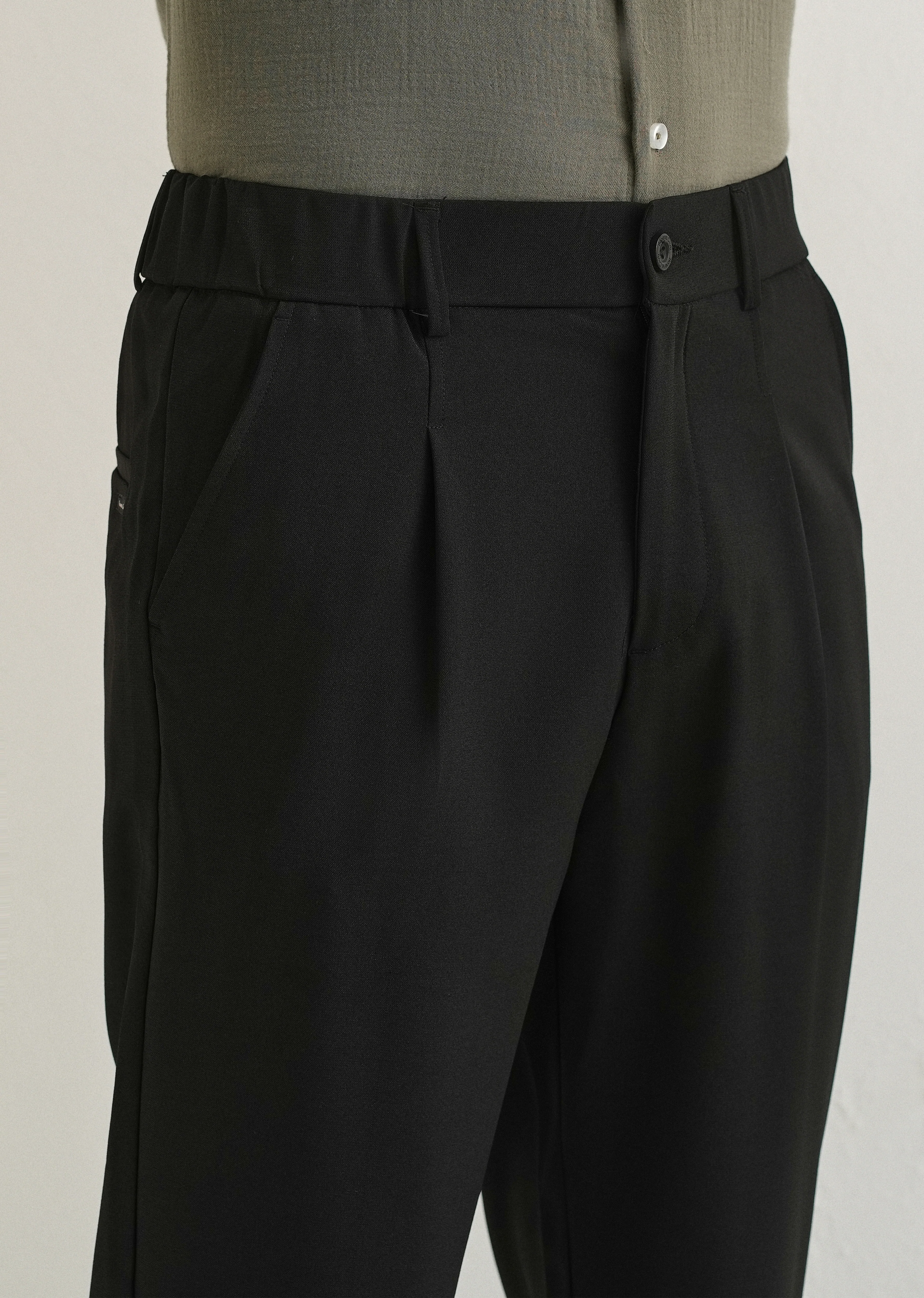 Coal Black Korean Pant - Image 5
