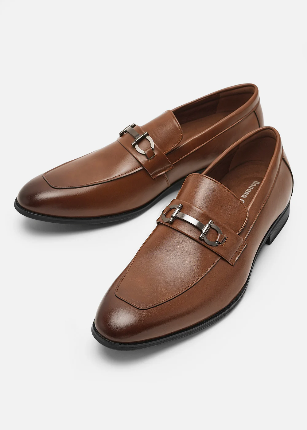 Coffee Brown Horsebit Loafers - Image 4