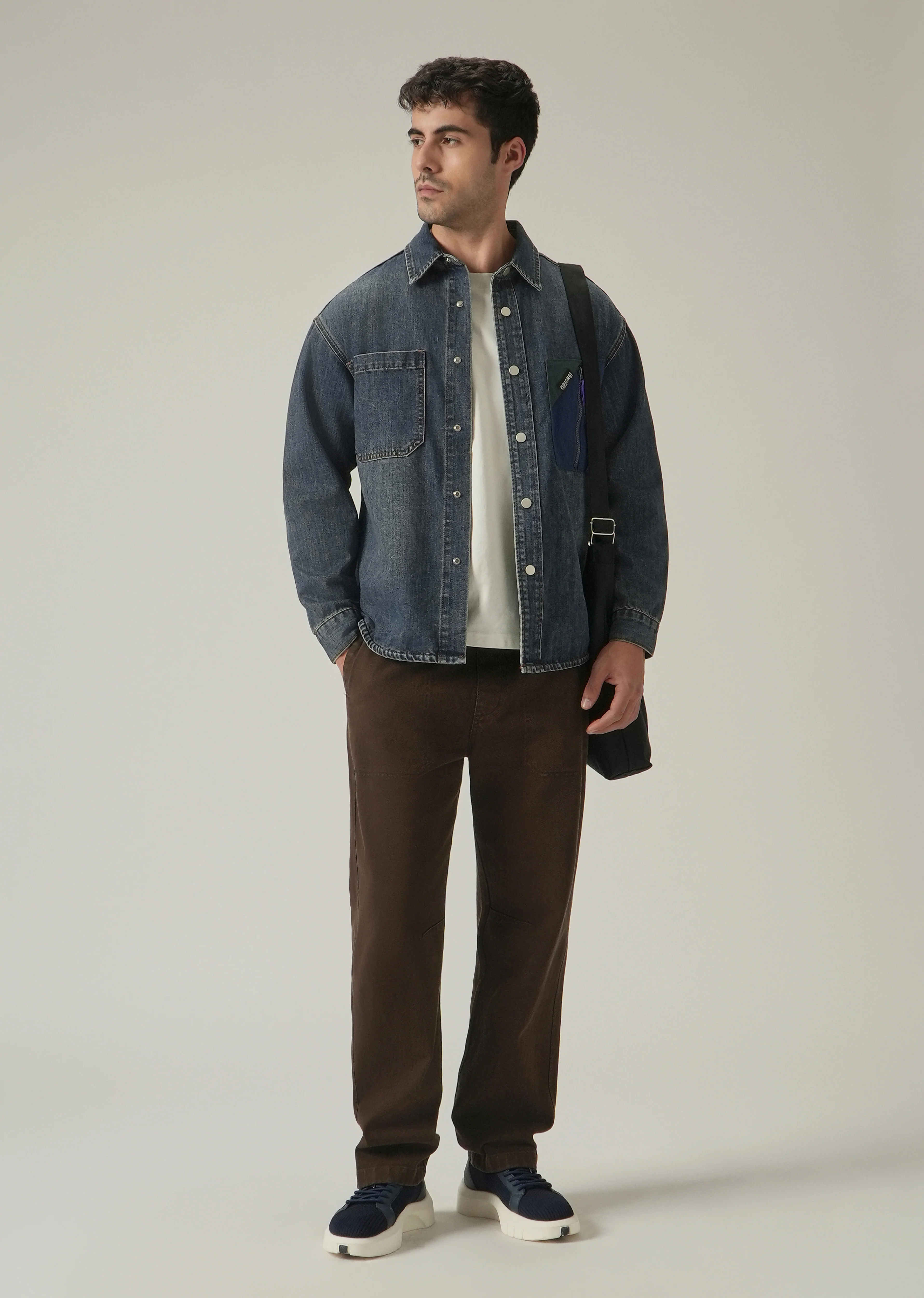 Contrast Pocket Denim Jacket - Image 6