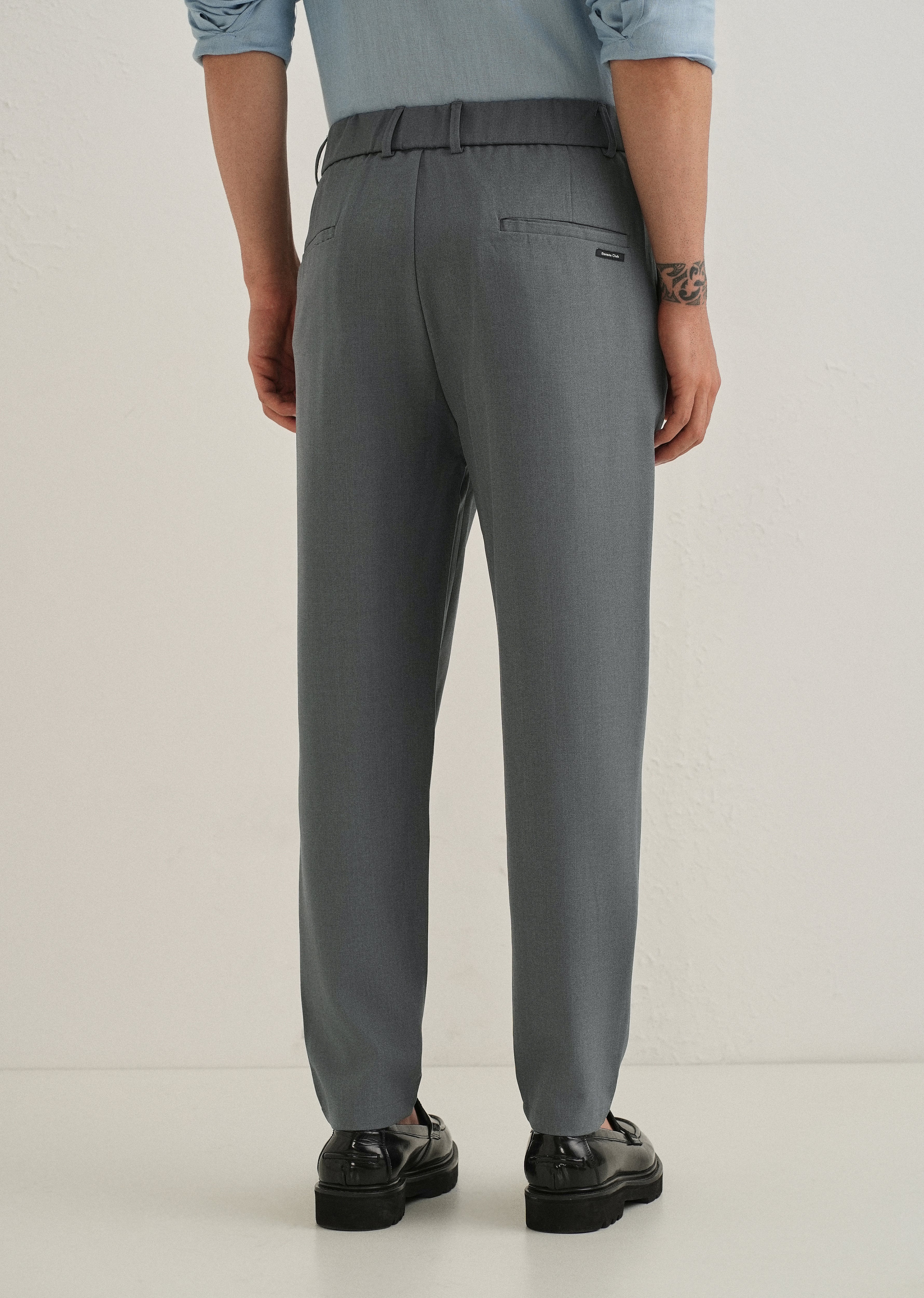 Cool Grey Korean Pant - Image 2