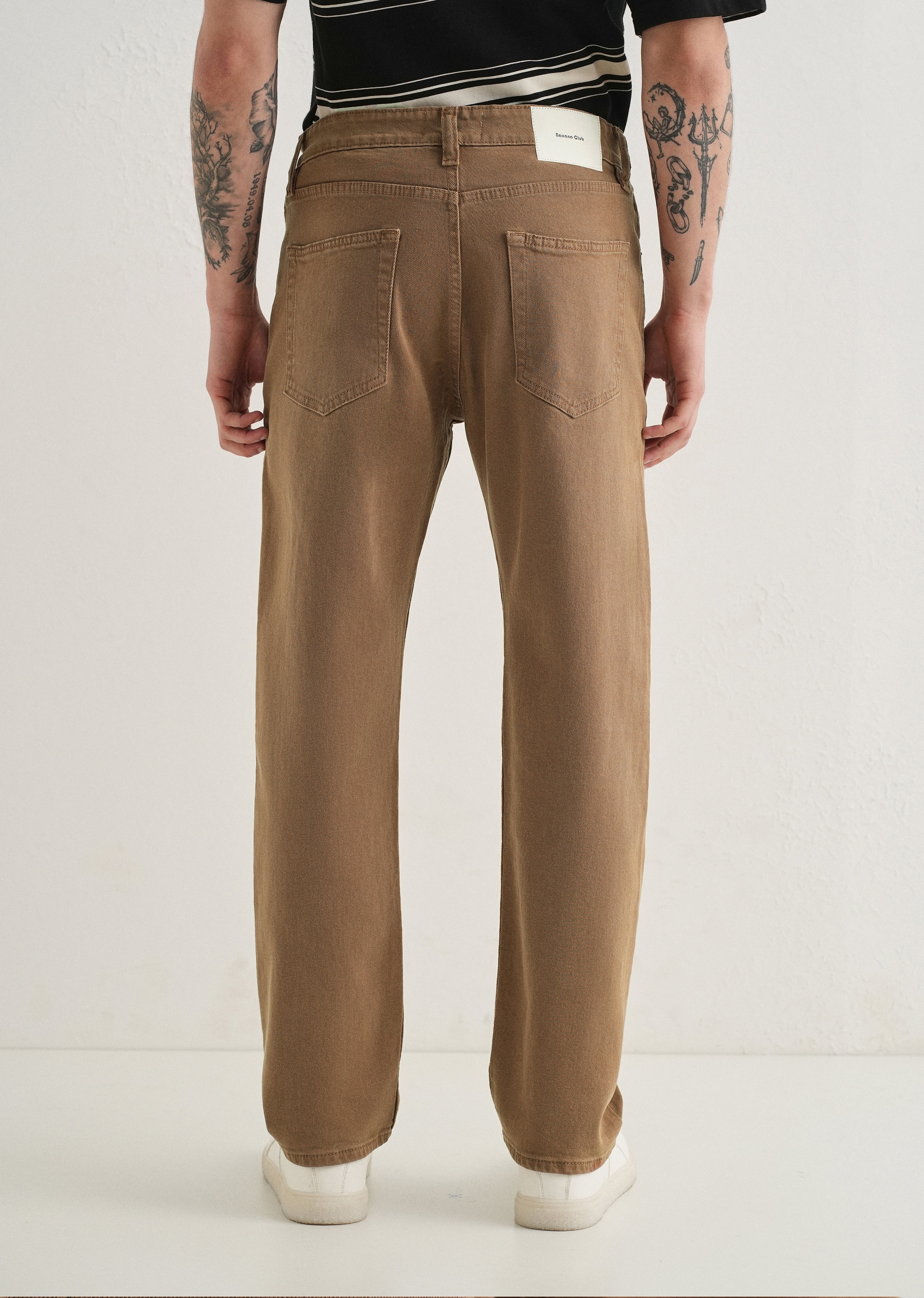 Copper Brown Straight Fit Denim - Image 2