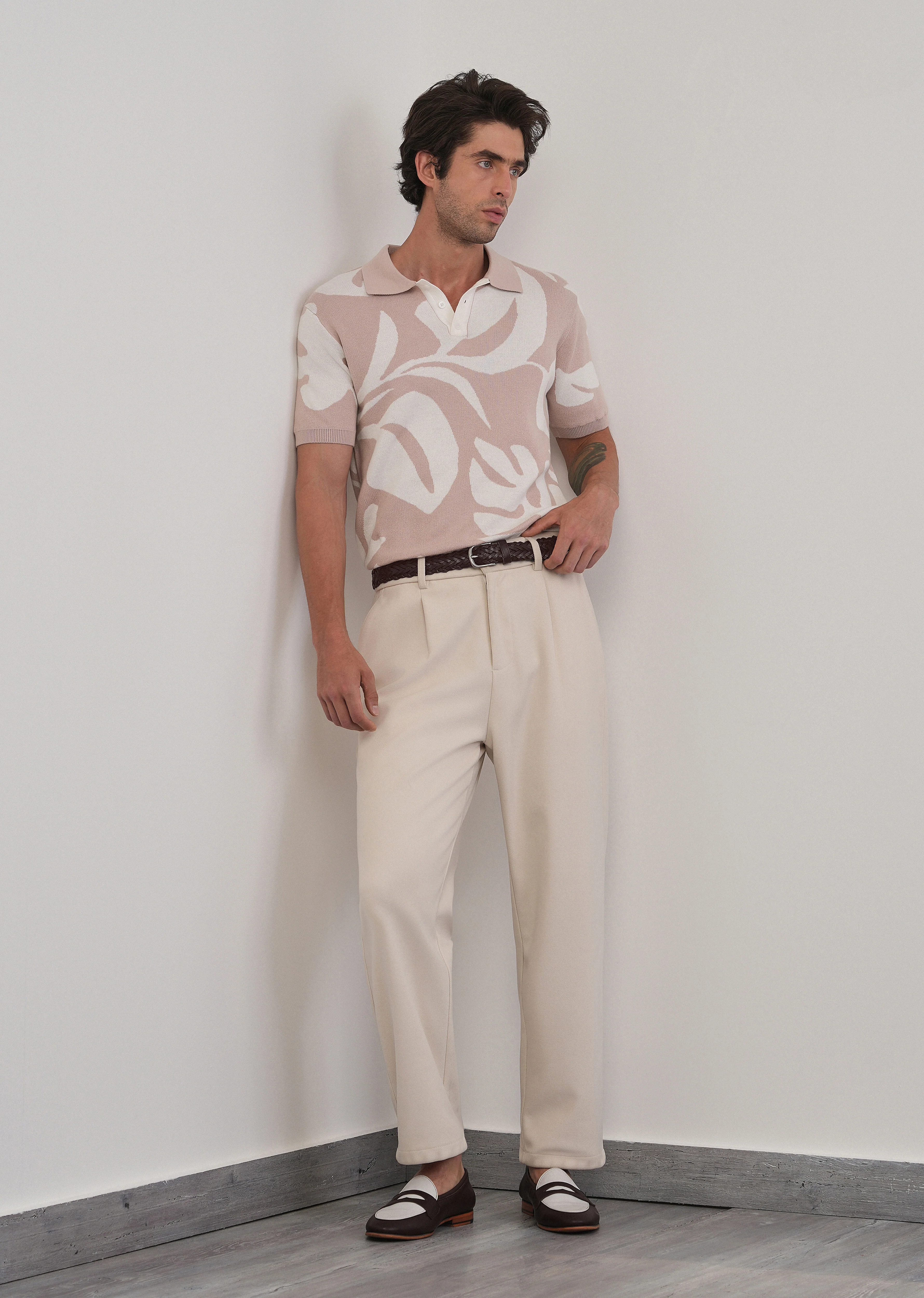 Cotton Tropical Knitted Polo - Image 6