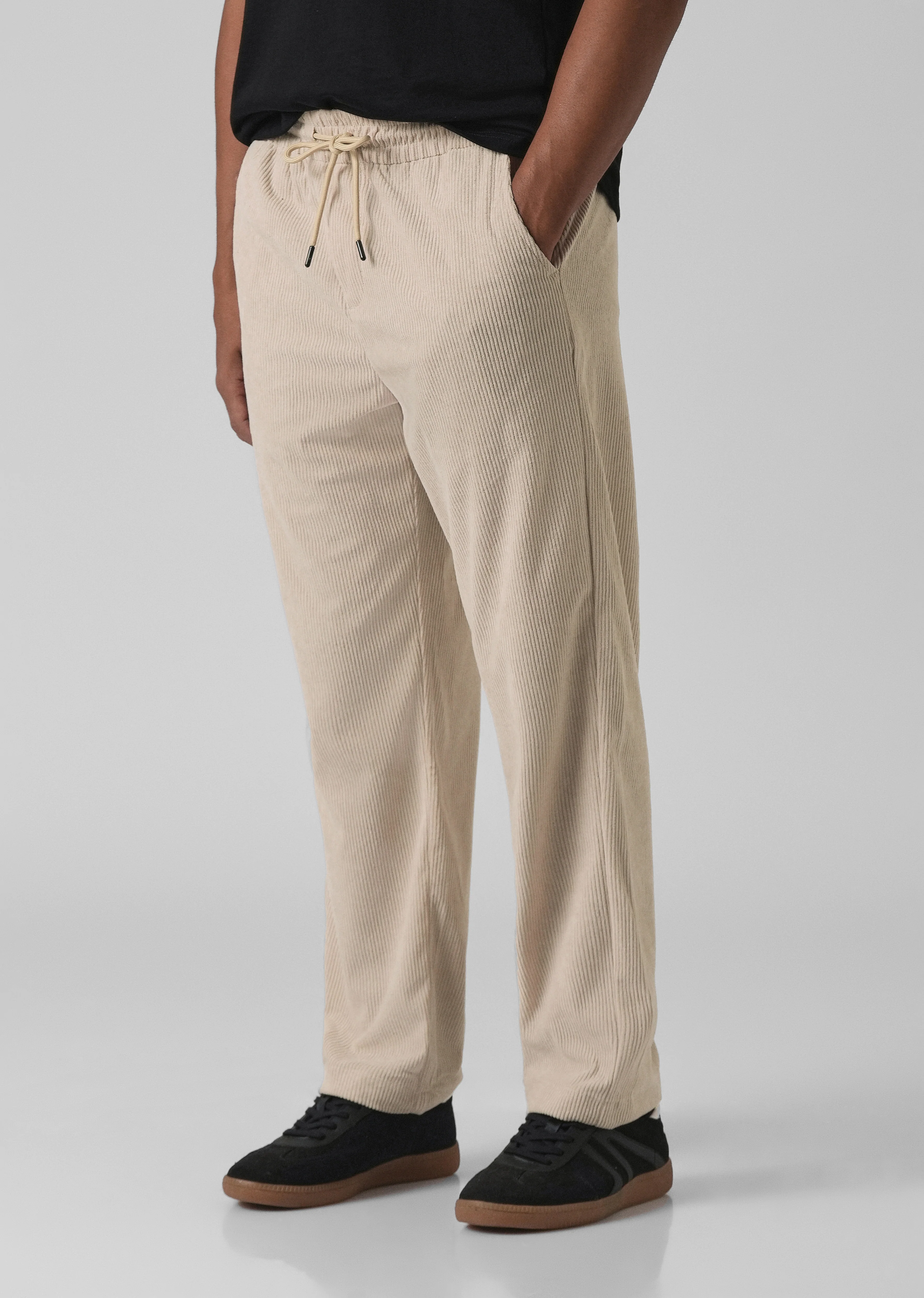 Cream Corduroy Pants - Image 4