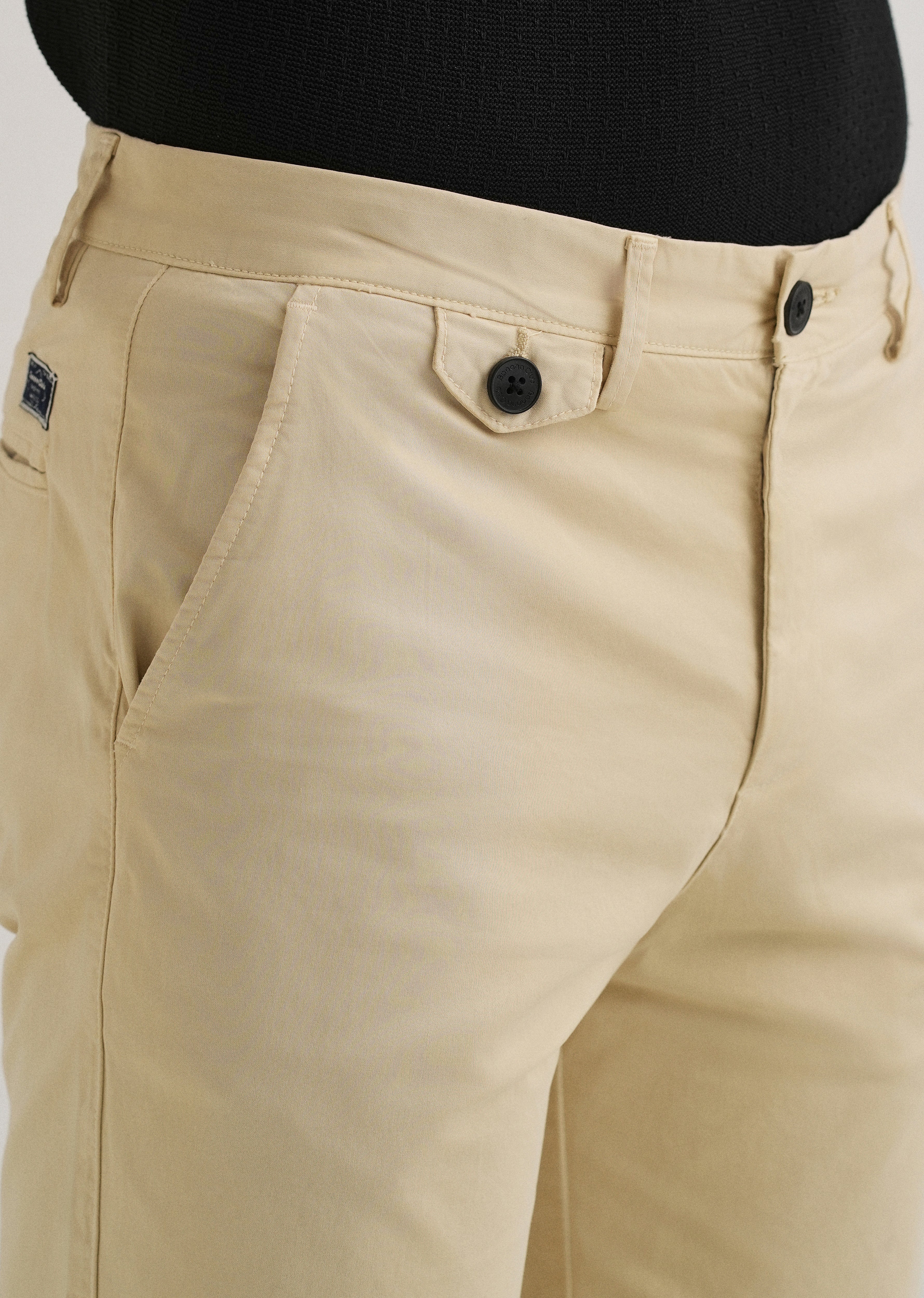 Cream Cotton Shorts - Image 5