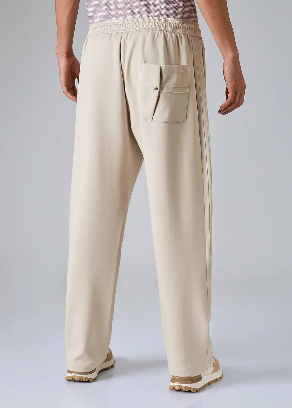 Cream Drawstring Korean Pant - Image 5