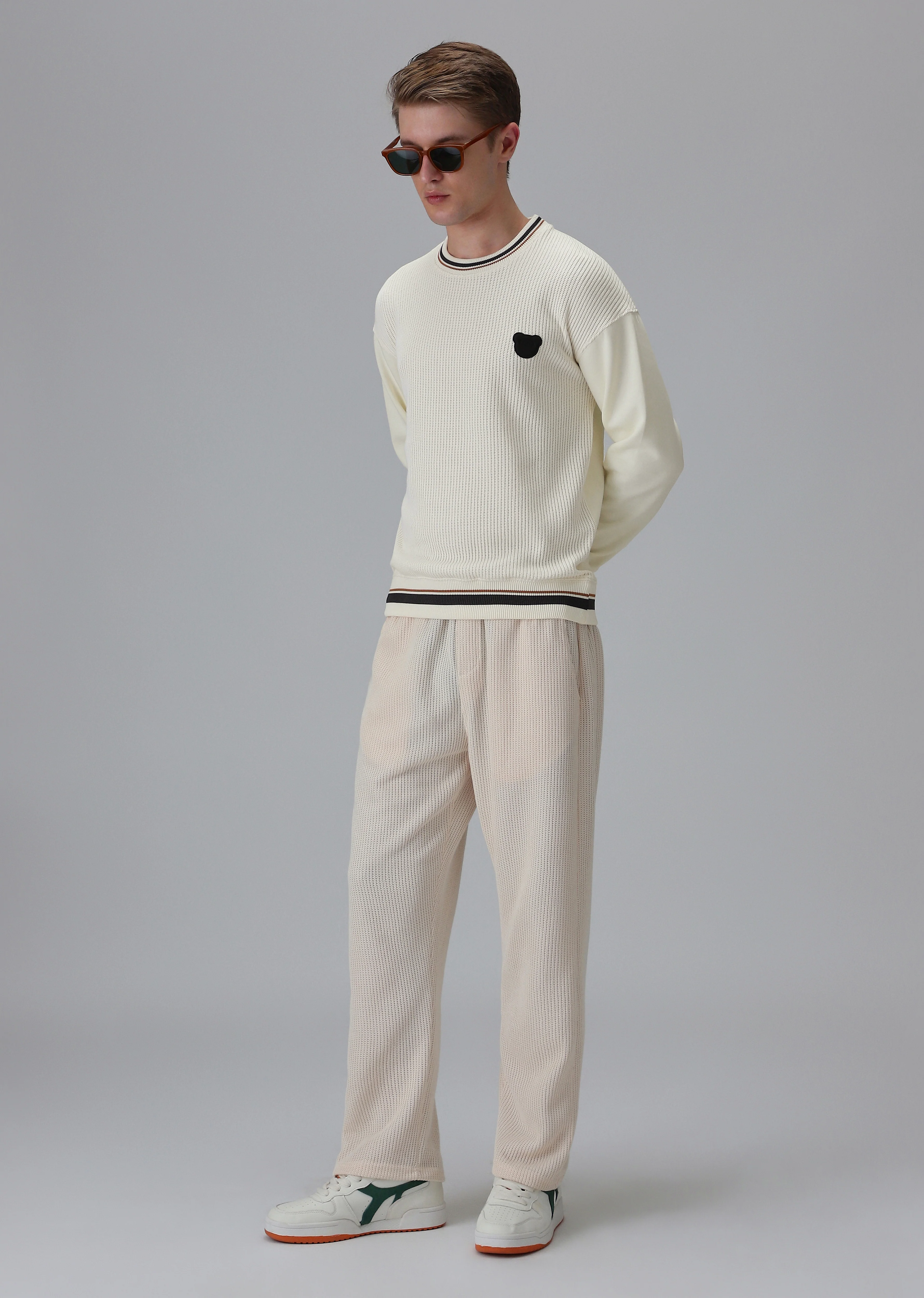 Cream Knitted Pullover - Image 6