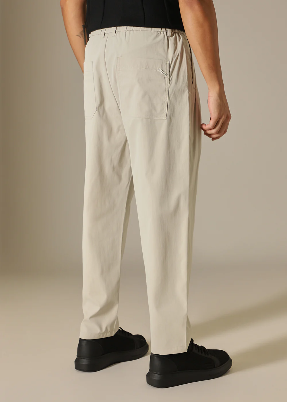 Cream Relaxed Fit Trouser - Image 4
