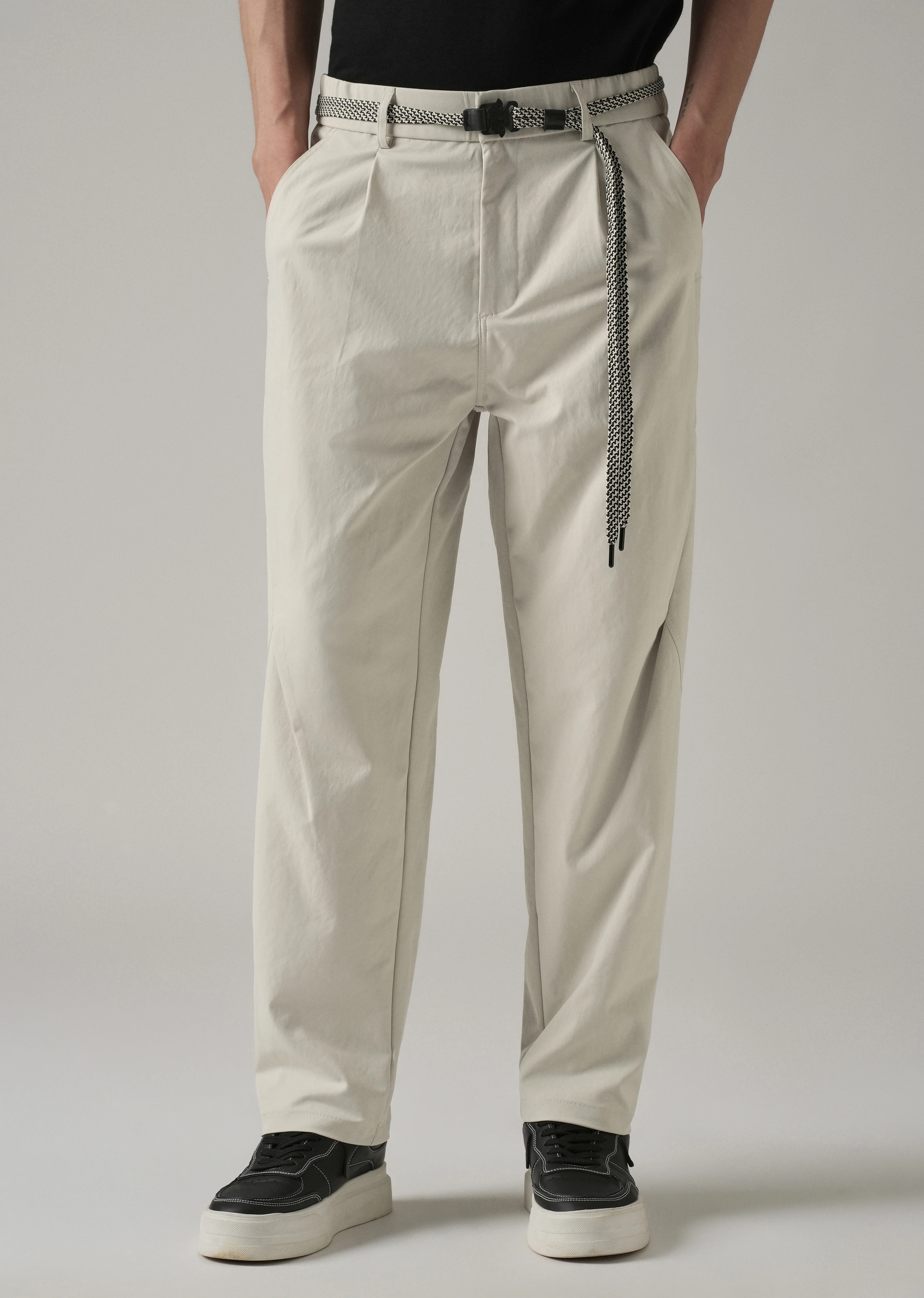 Cream Stone Wash Pant - Image 7