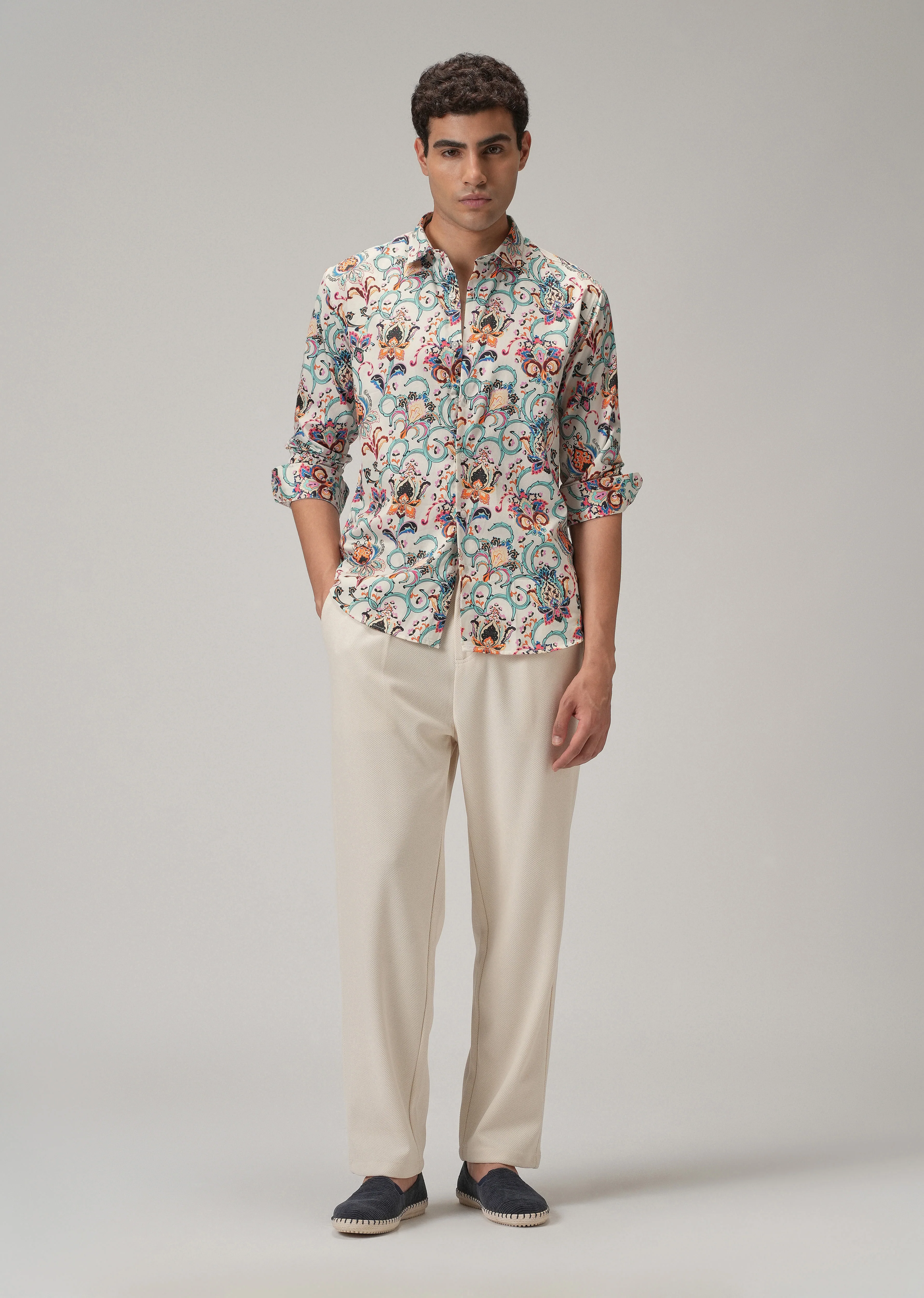 Daisy Floral Print Shirt Full-Sleeve - Image 6