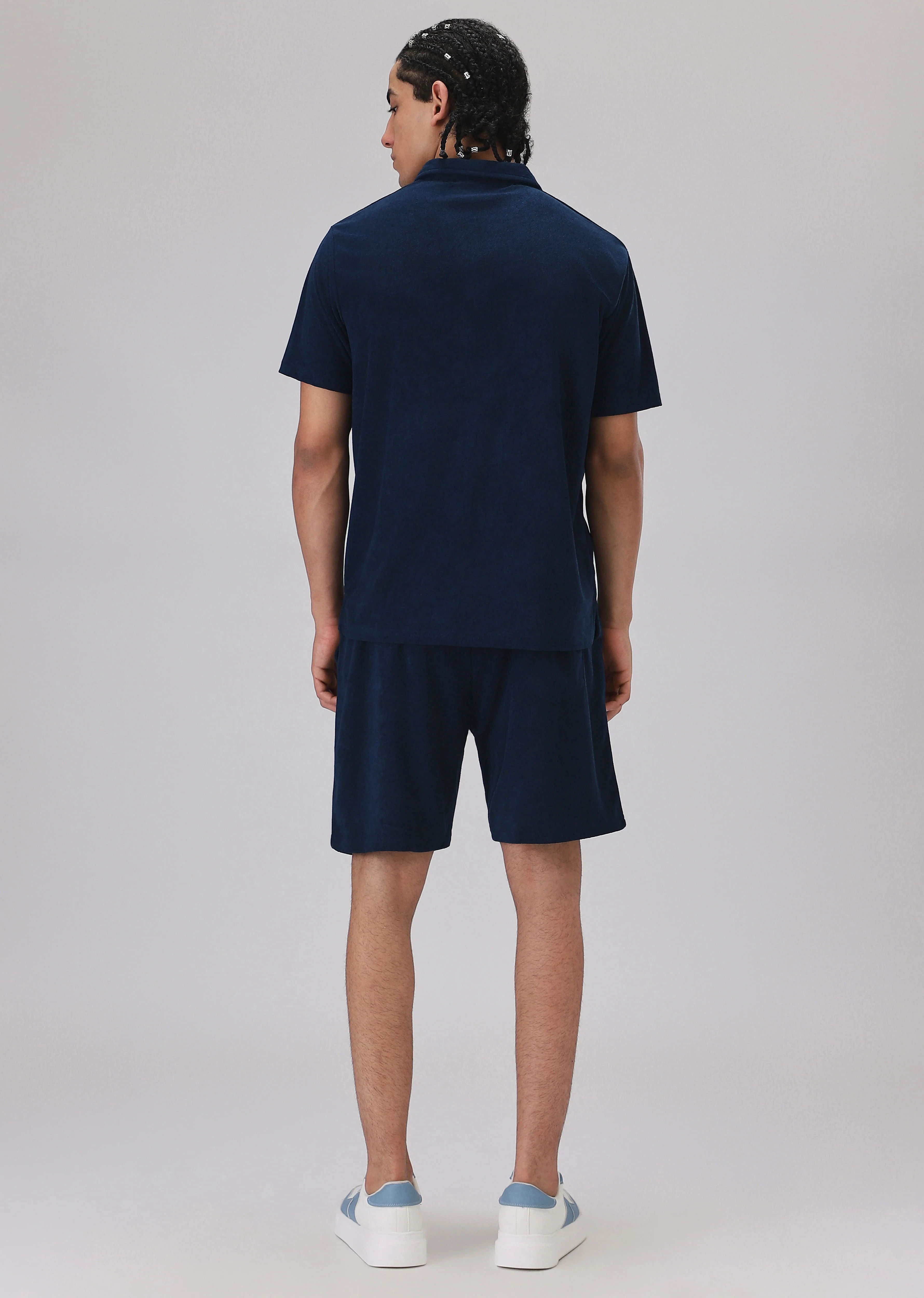 Dark Blue Knitted Co-ord Set - Image 5