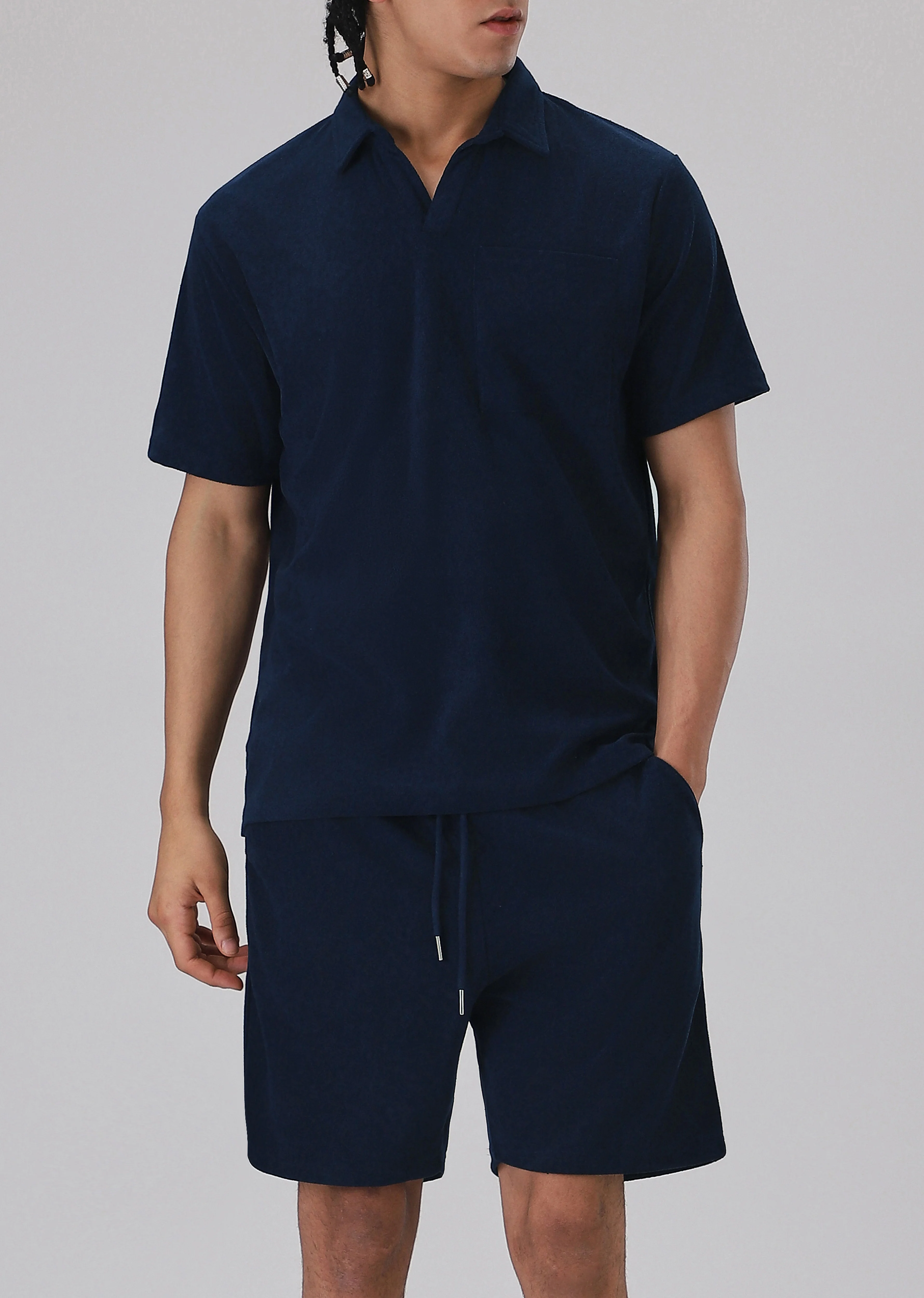 Dark Blue Knitted Co-ord Set - Image 7