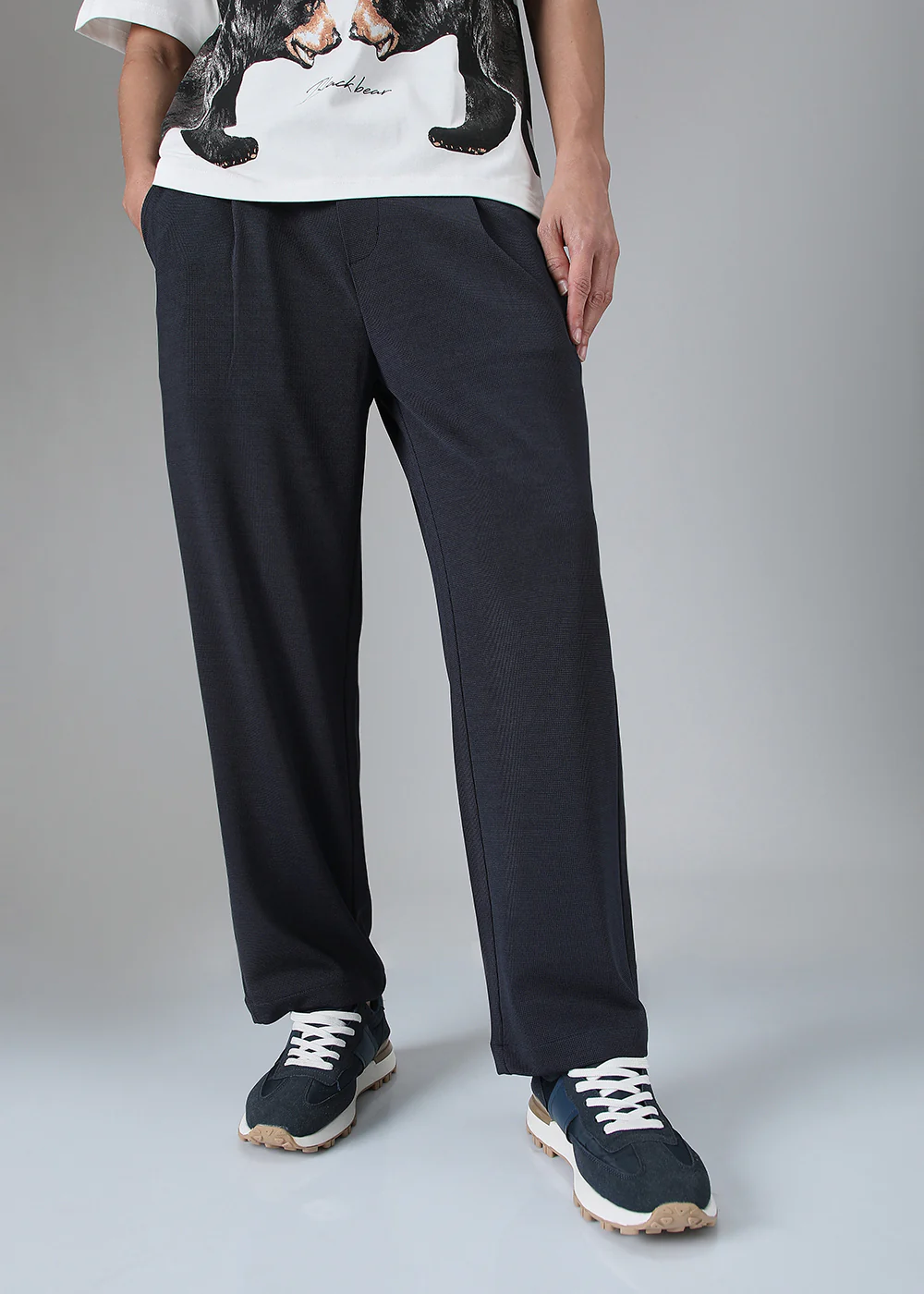 Dark Blue Korean Pants - Image 4