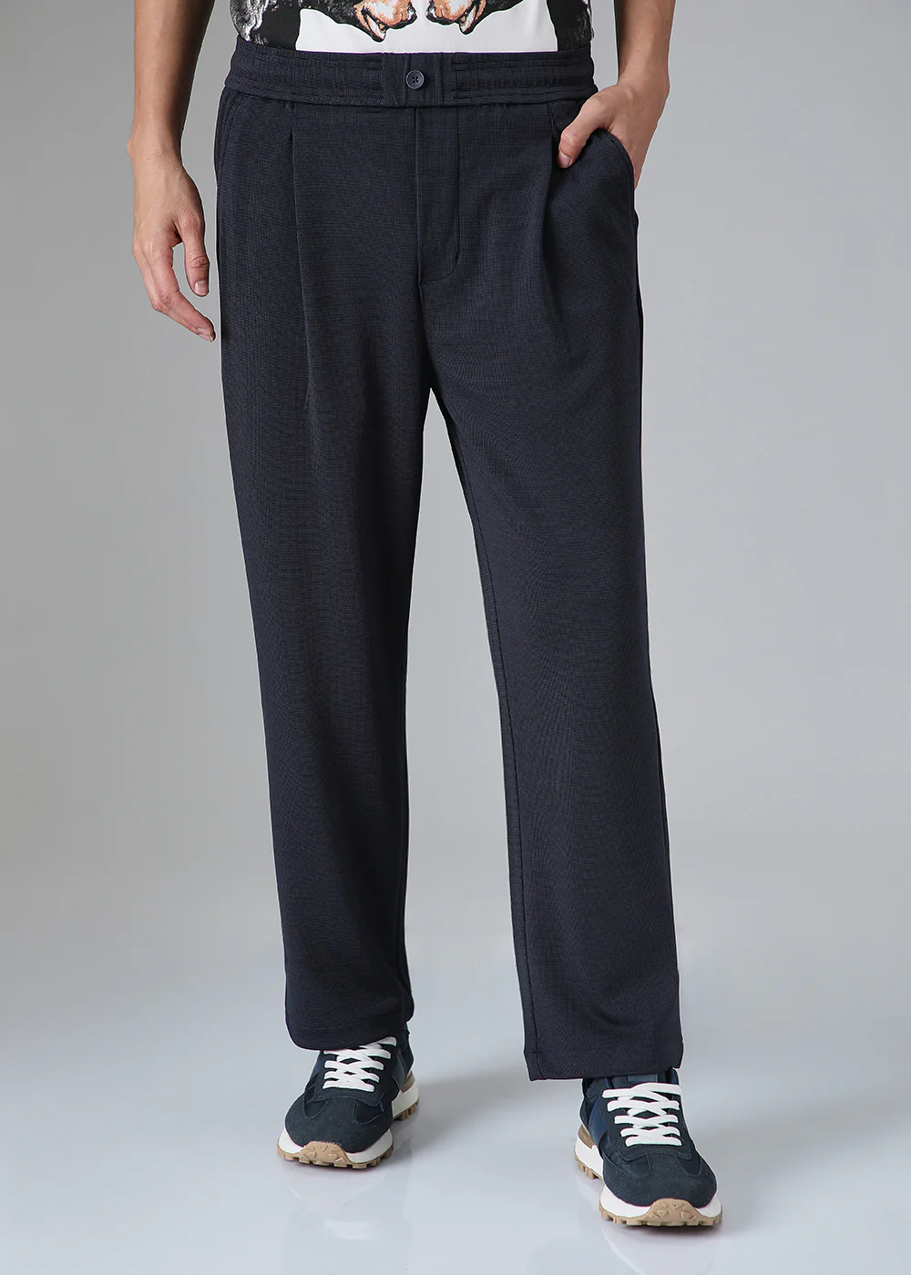 Dark Blue Korean Pants - Image 6