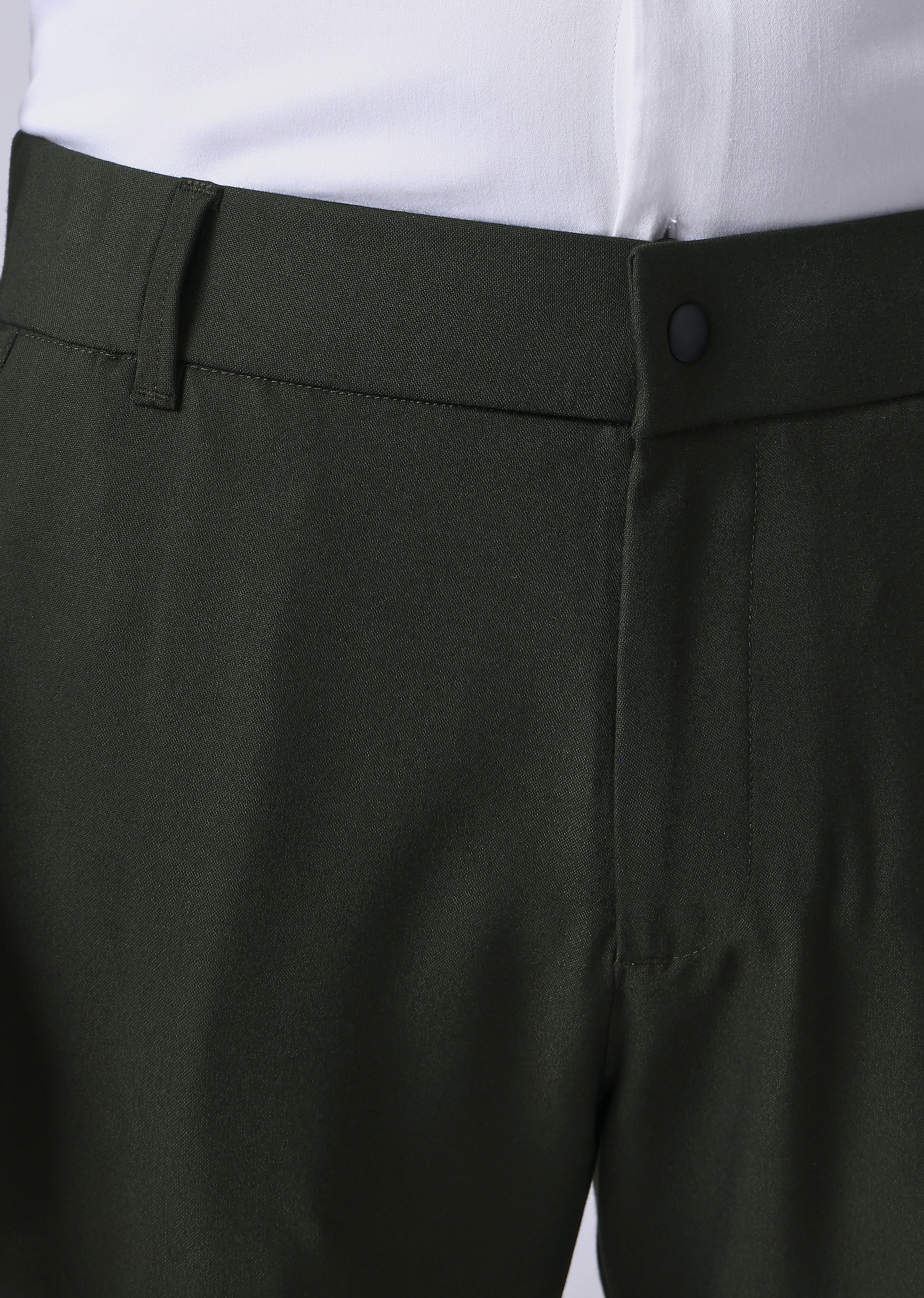 Dark Green 8 Way Stretch Trousers - Image 5