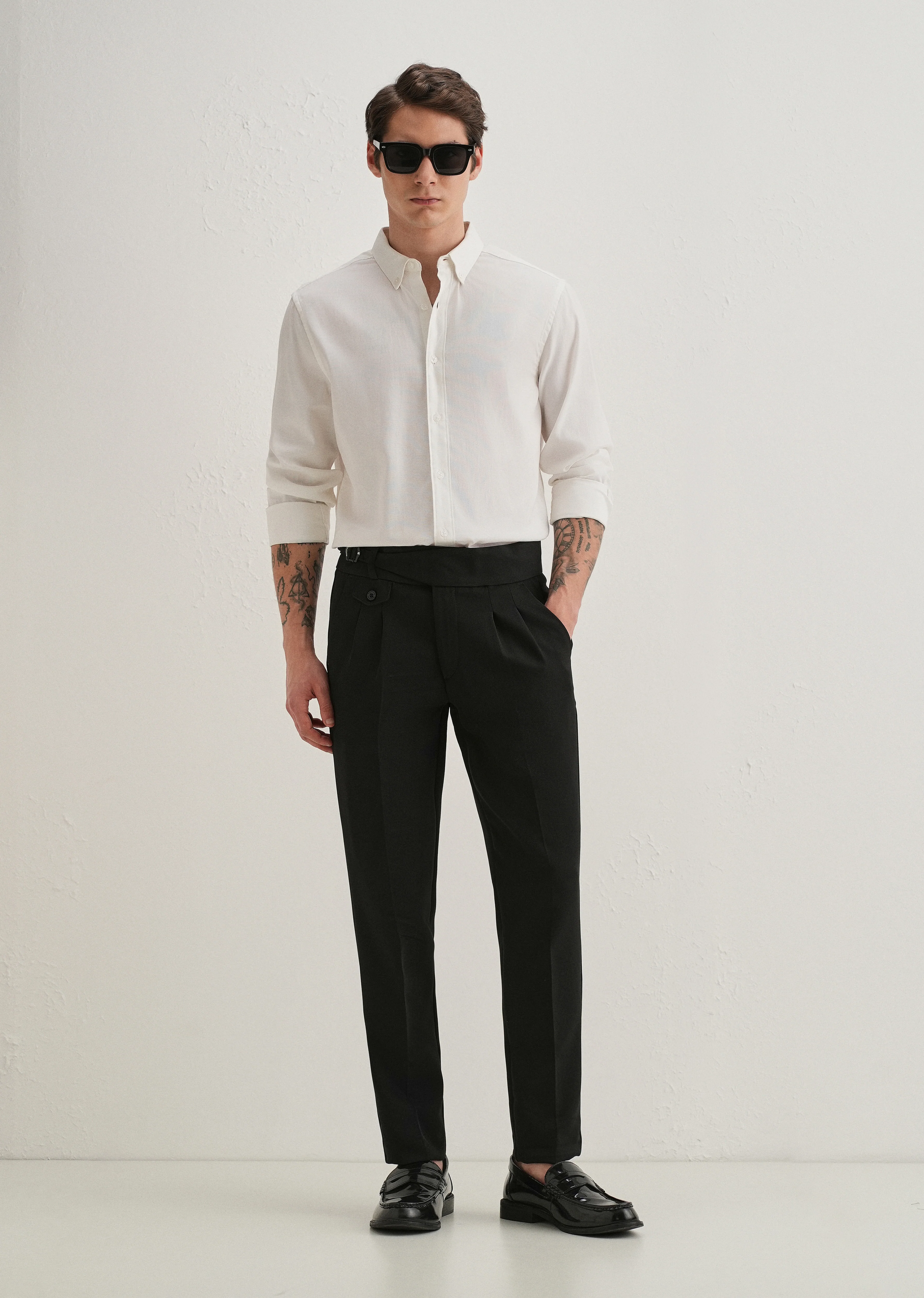 Deep Black Gurkha Pant - Image 6