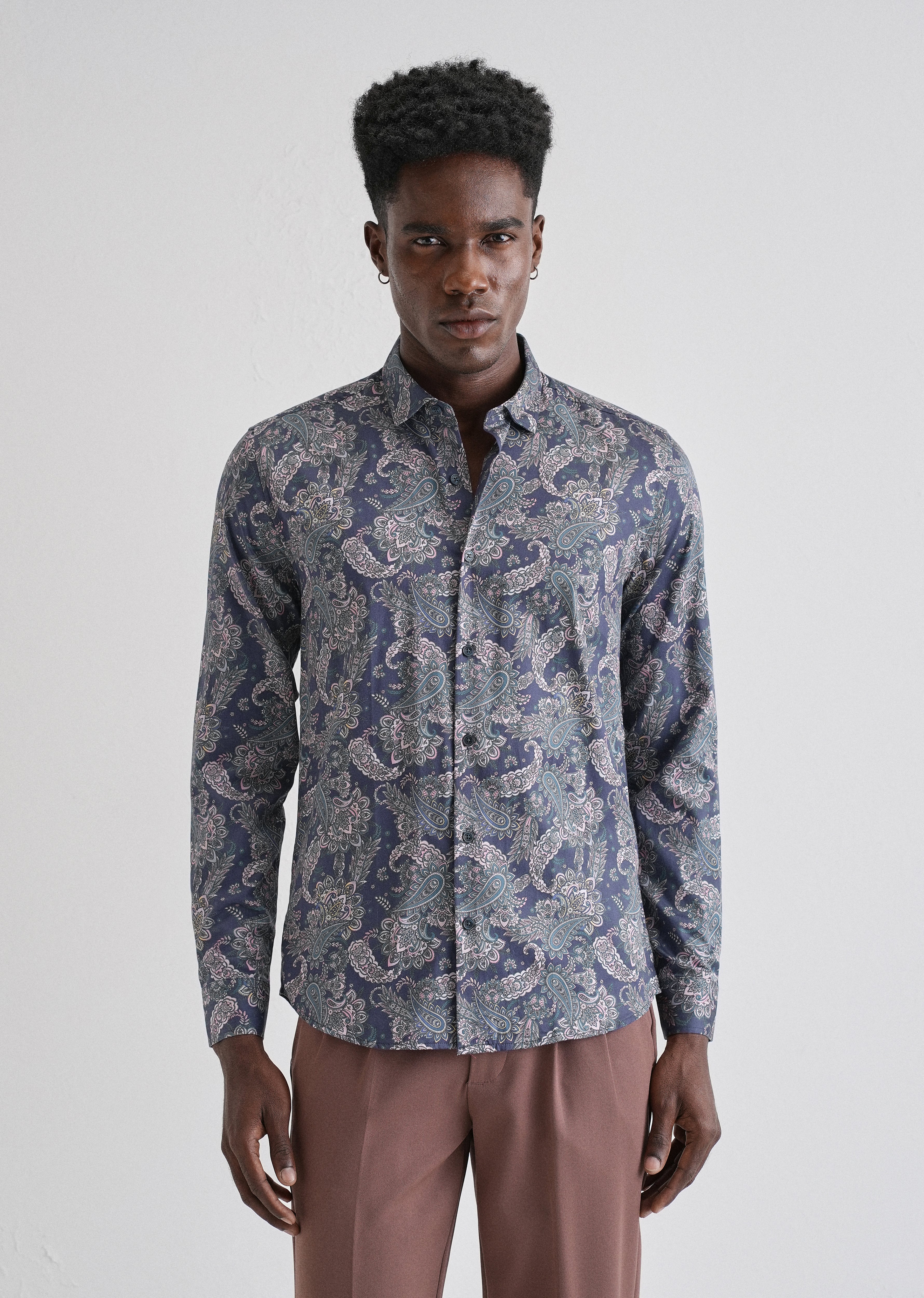Digitalis Paisley Printed Shirt - Image 5