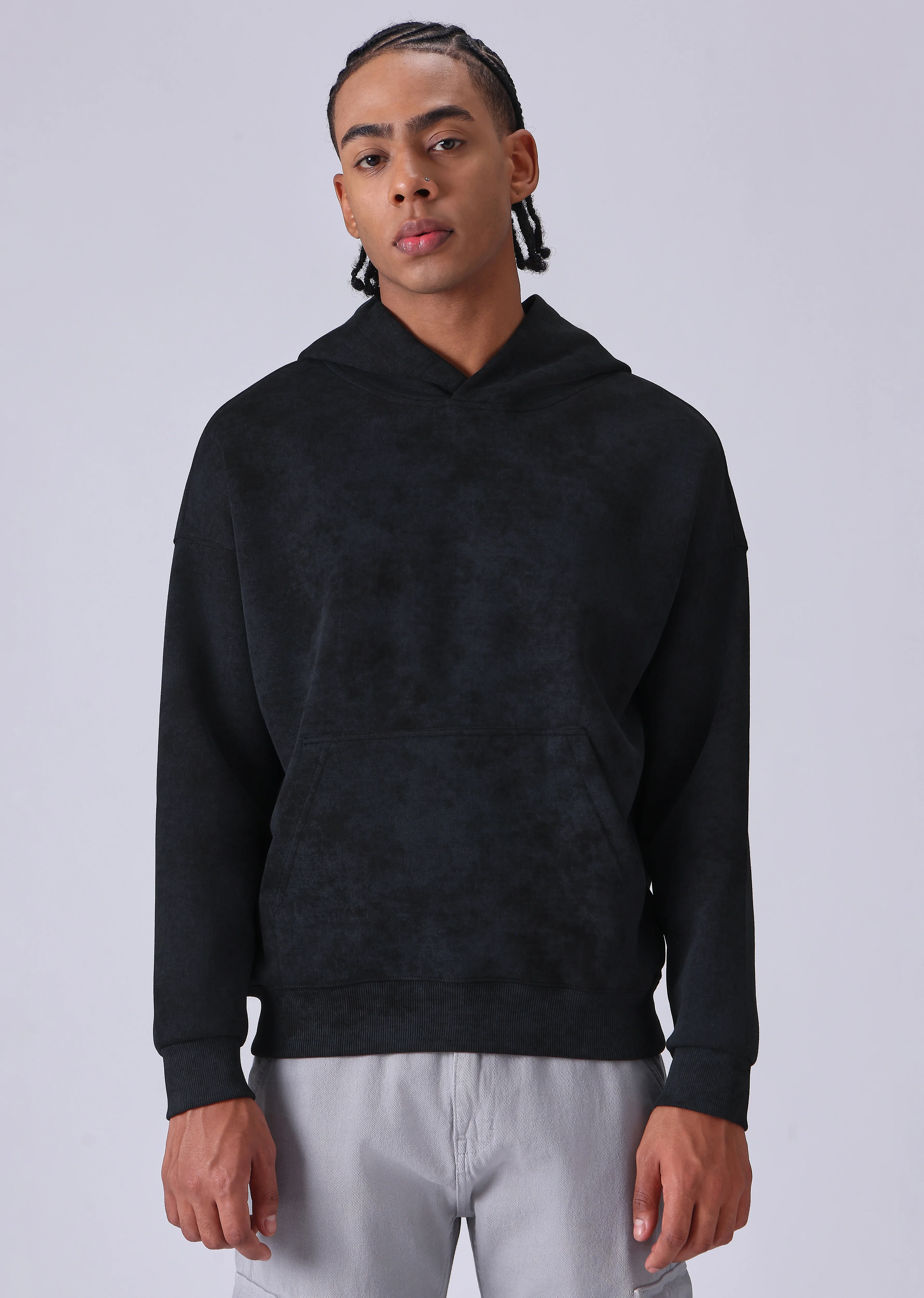 Dual Shade Black Hoodie - Image 3