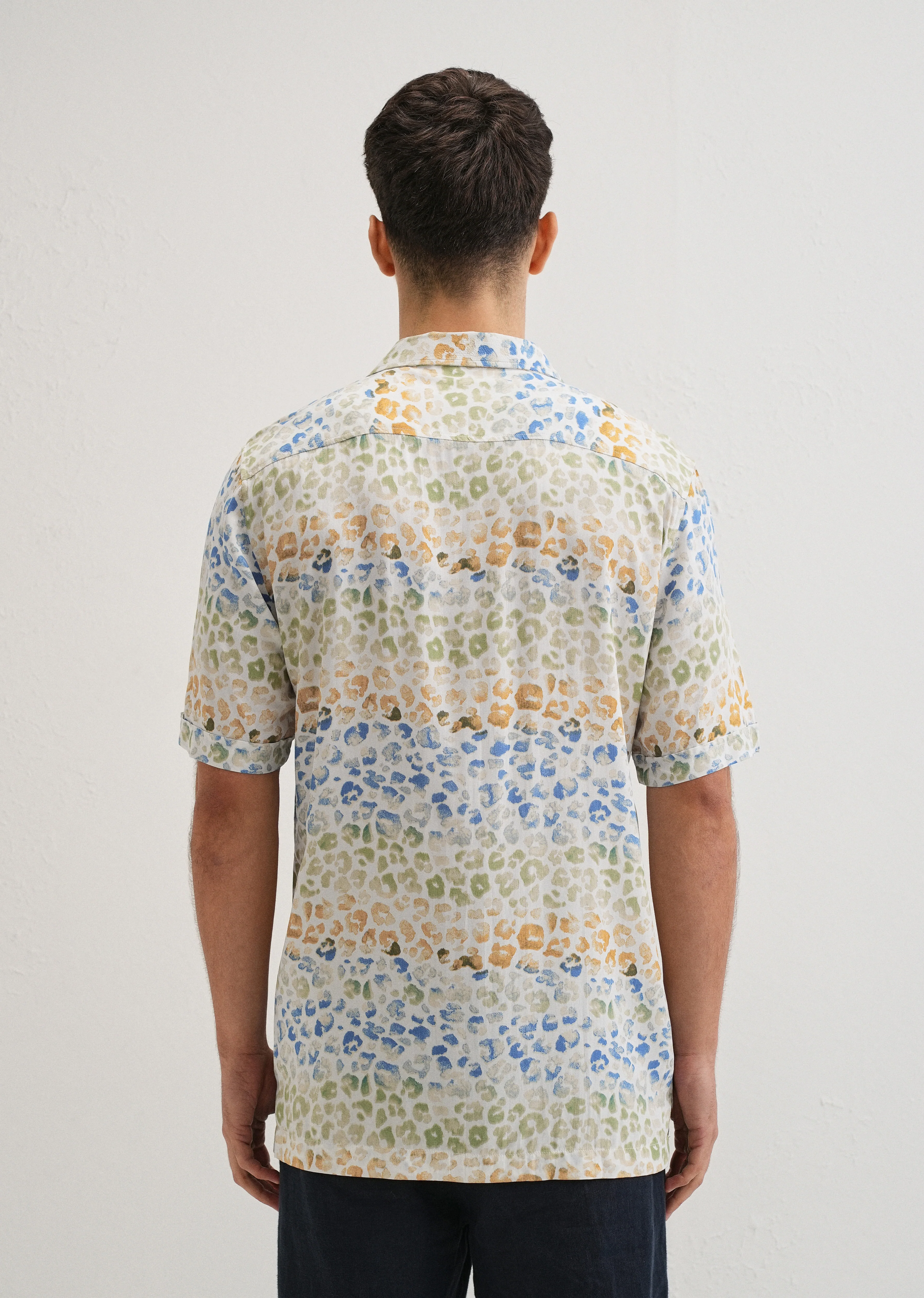 Exotic Fauna Print Half sleeve shirt - Image 2