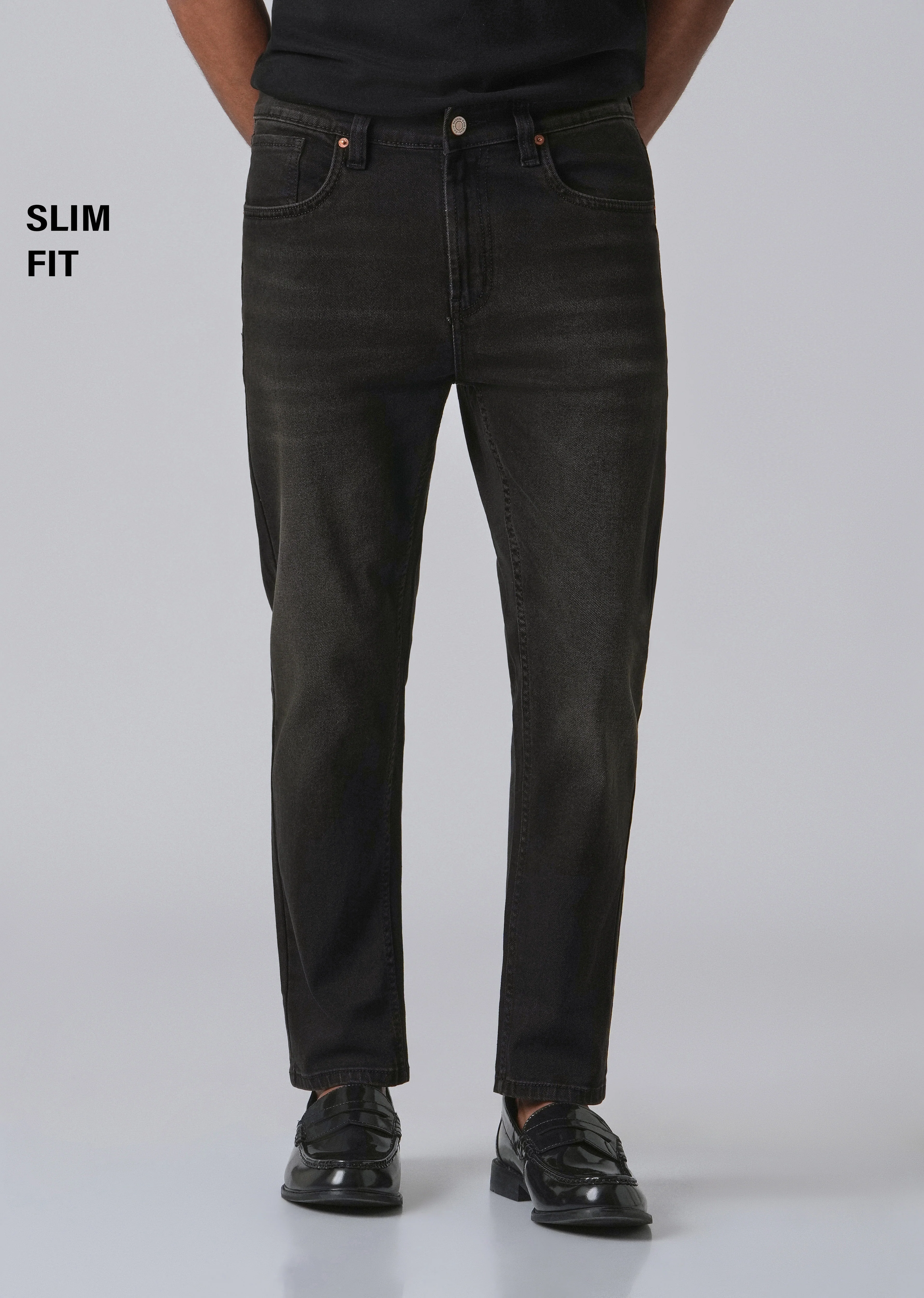 Fade Grey Slim Fit Denim - Image 7