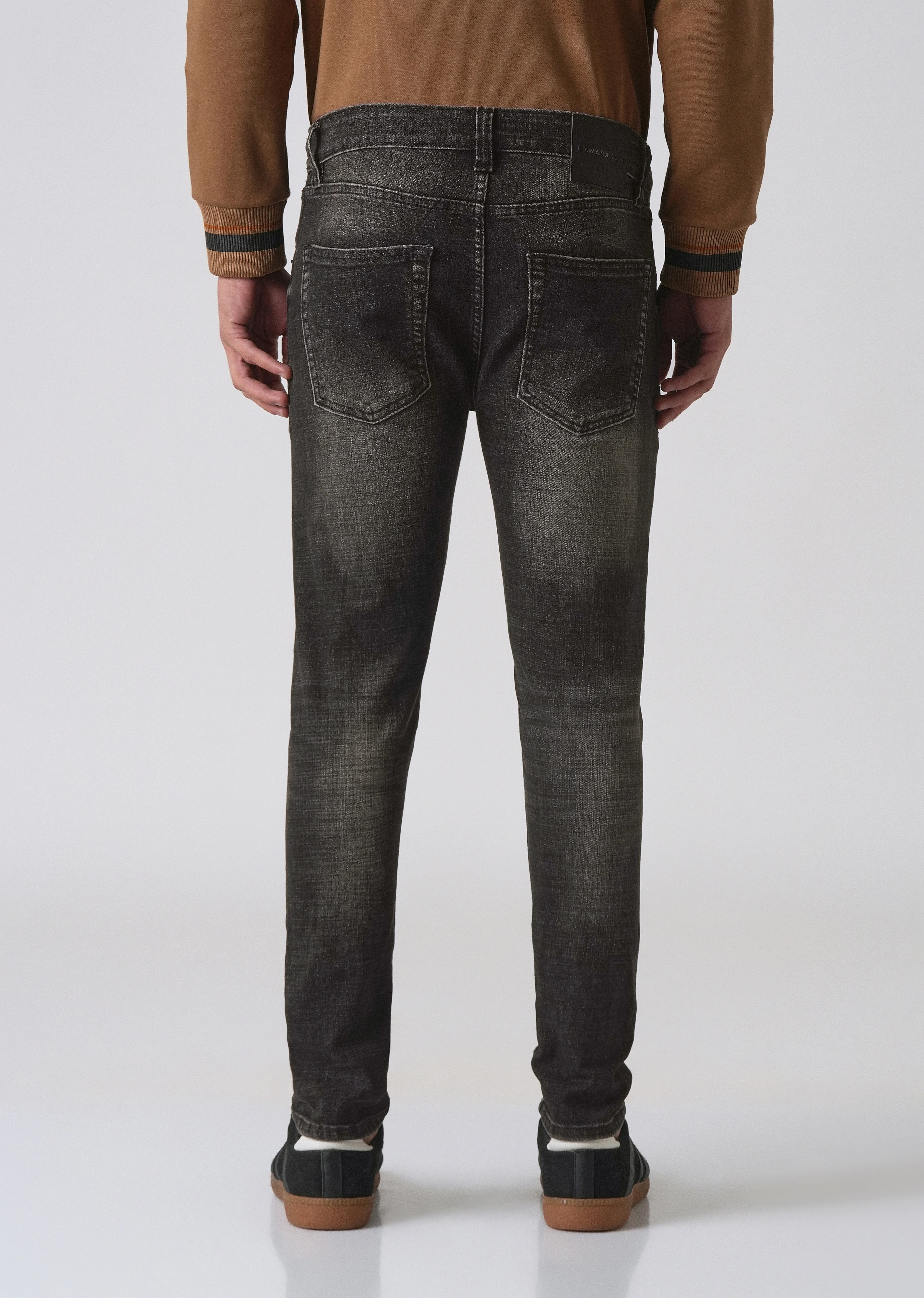 Faded Black Slim Fit Denim - Image 2