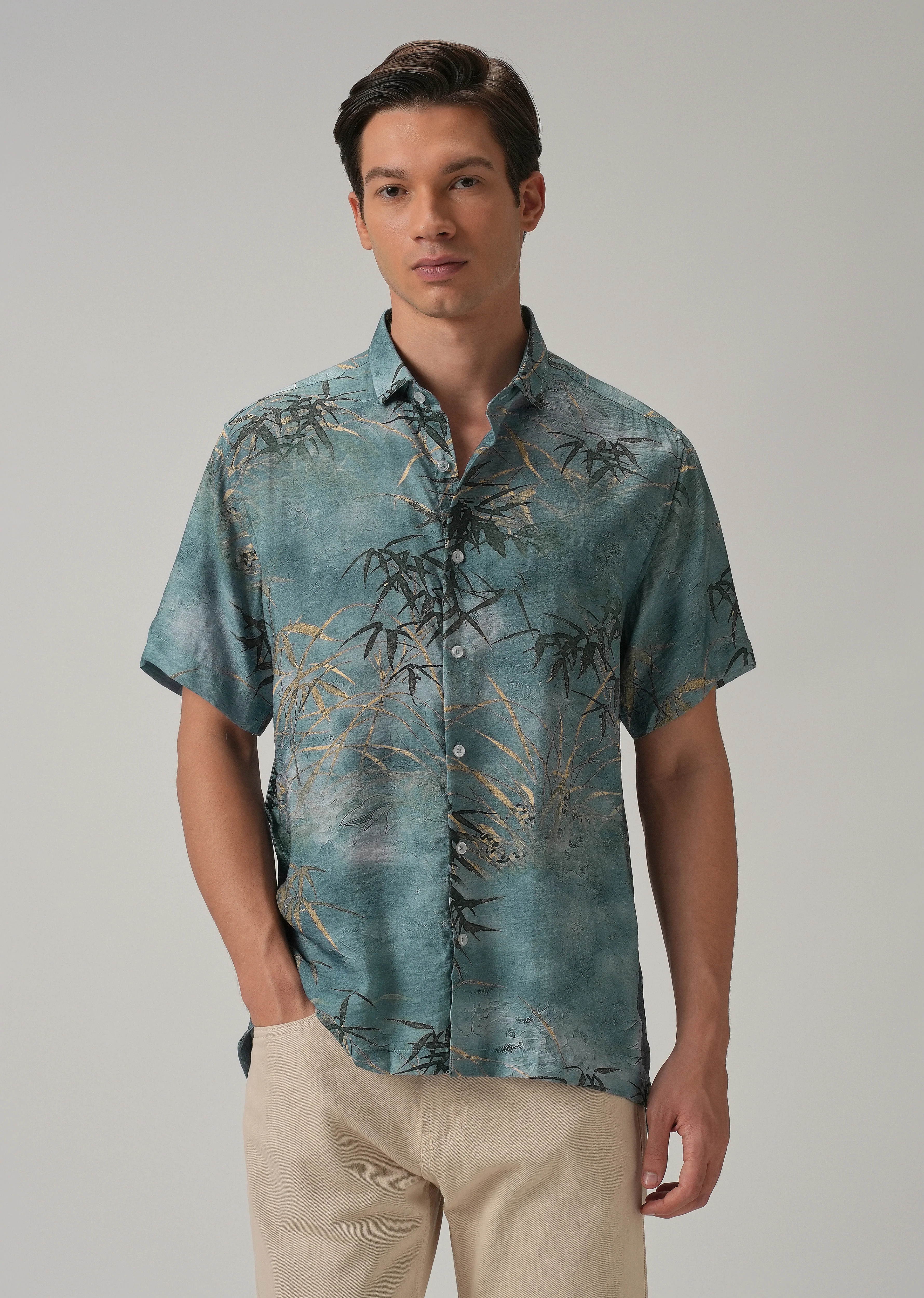 Fern Fronds Printed Shirt - Image 3