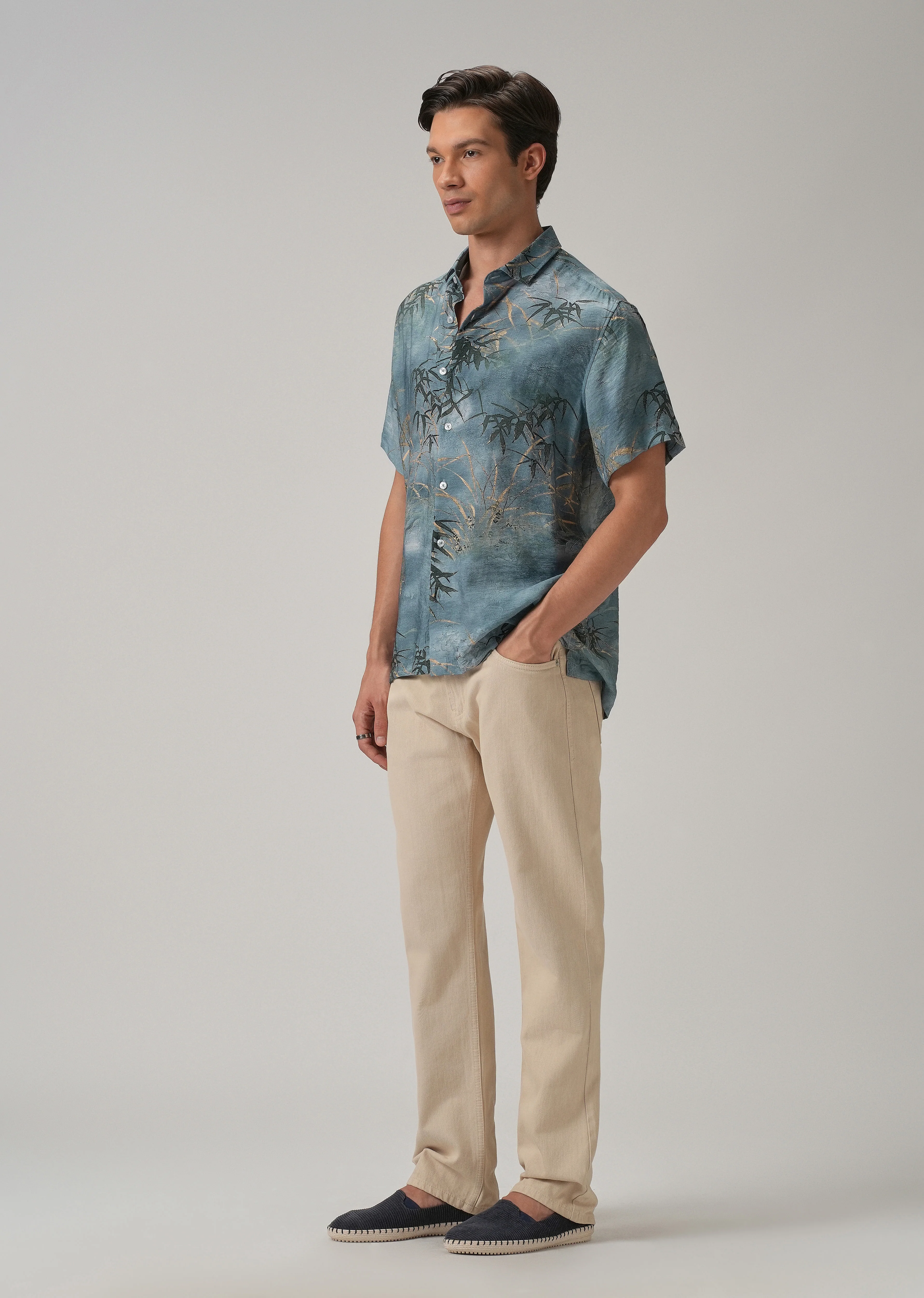Fern Fronds Printed Shirt - Image 6