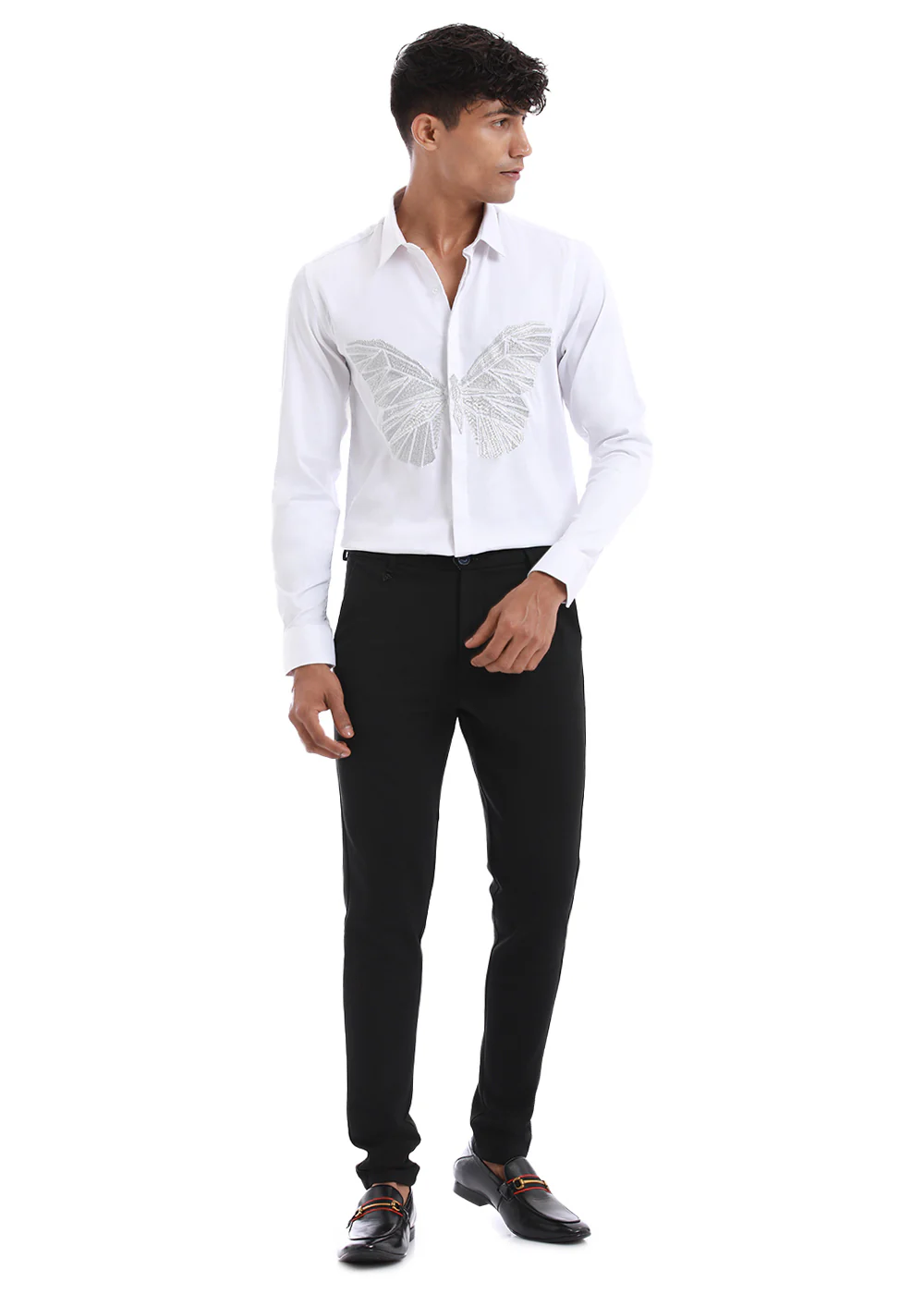 Flappers Mist White Designer Shirt - Image 6