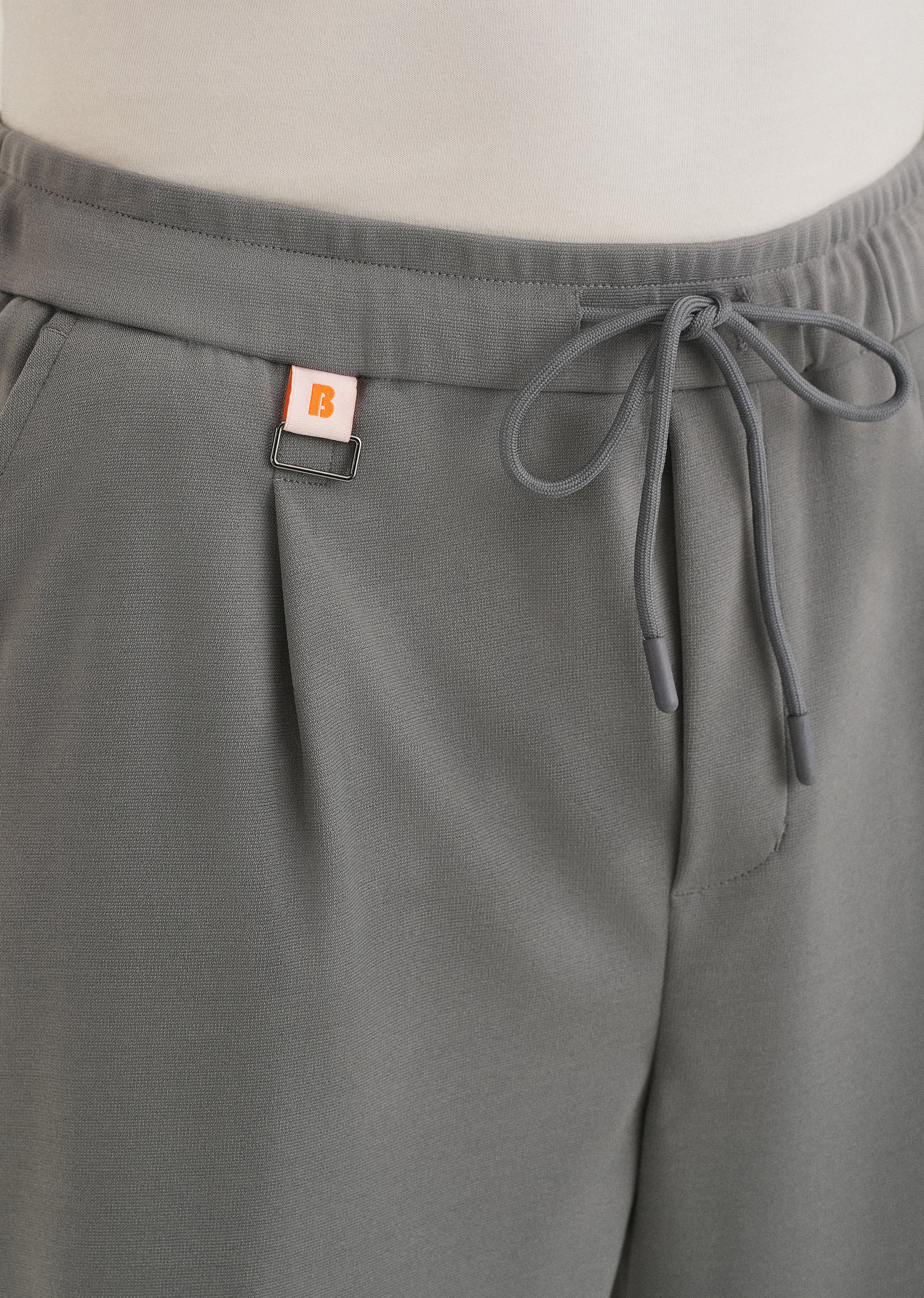 Flexi Ash Grey Korean Trouser - Image 5