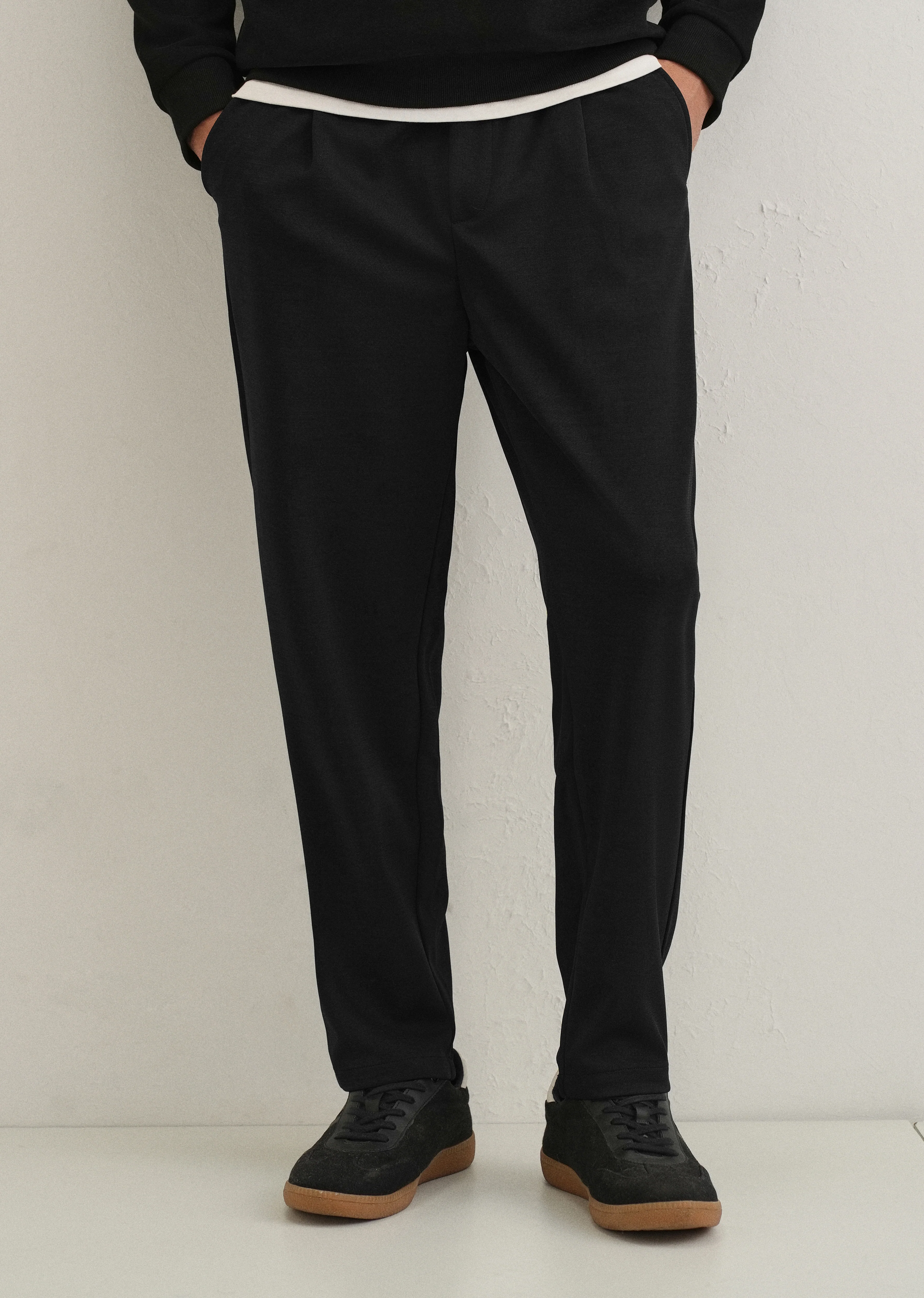 Flexi Black Korean Trouser - Image 7