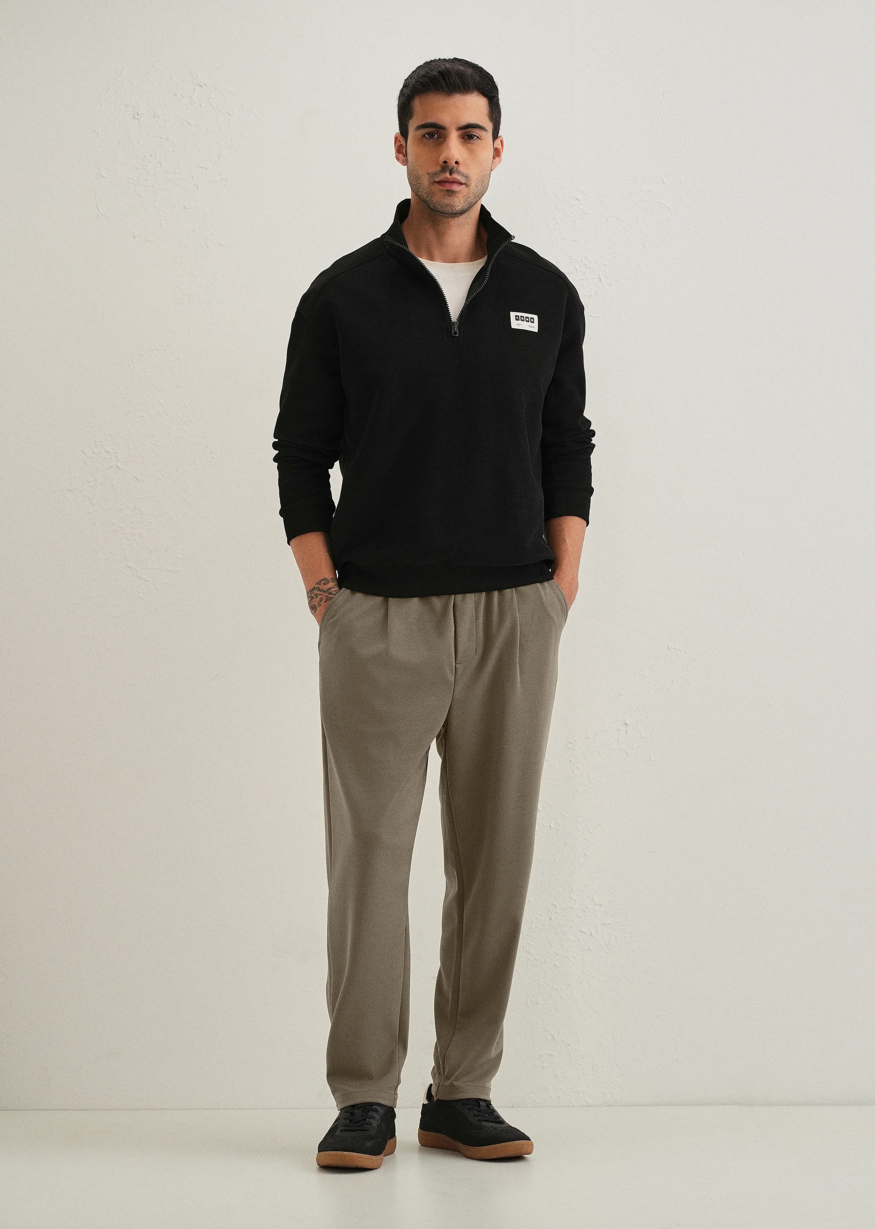 Flexi Sage Green Korean Trouser - Image 6