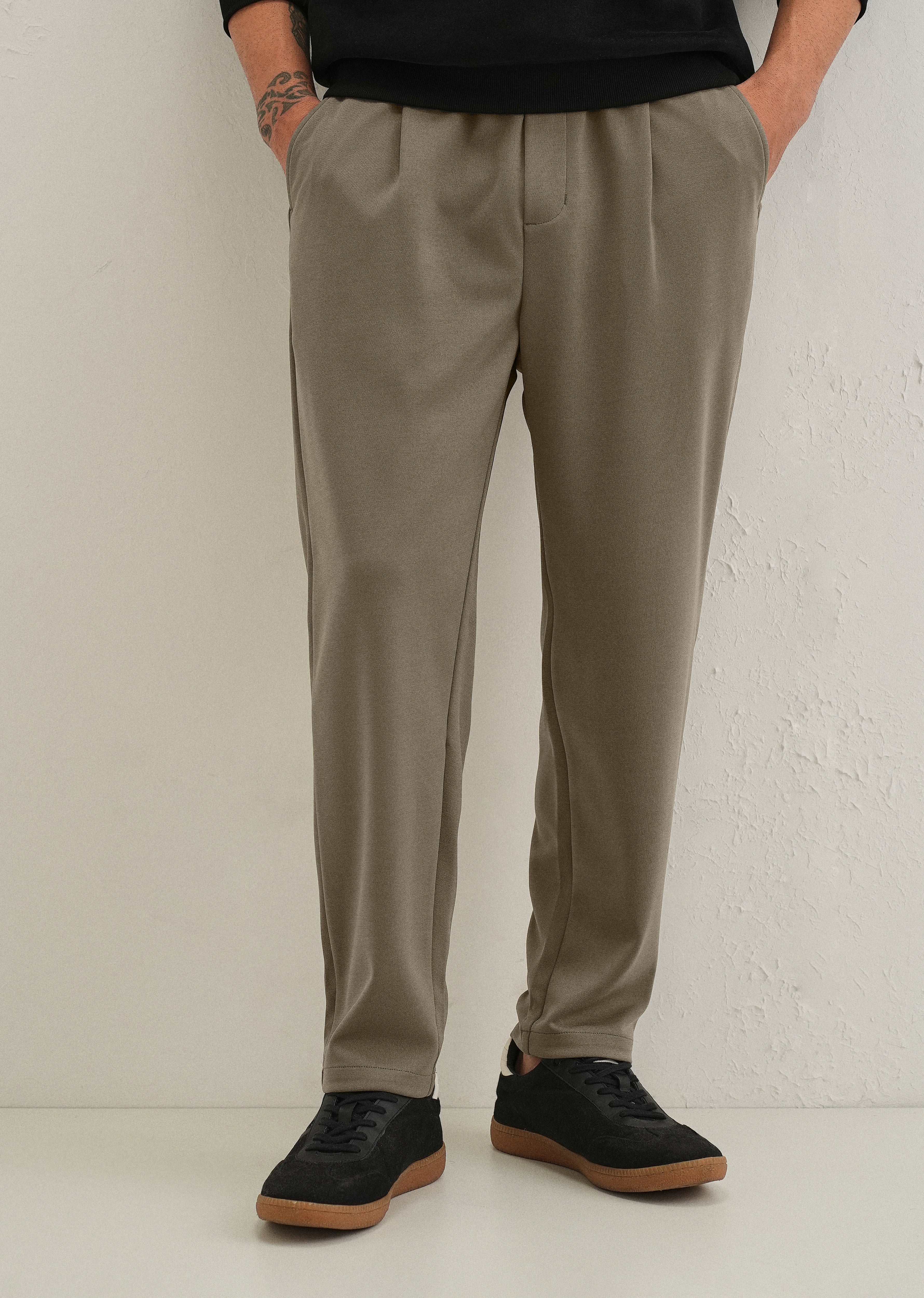 Flexi Sage Green Korean Trouser - Image 7