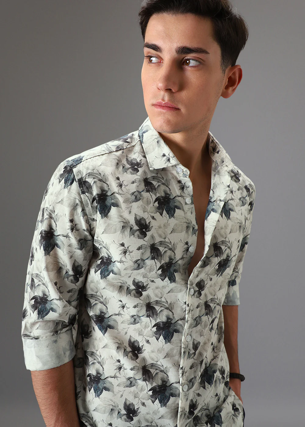 Floral Linen Printed Shirt - Image 7