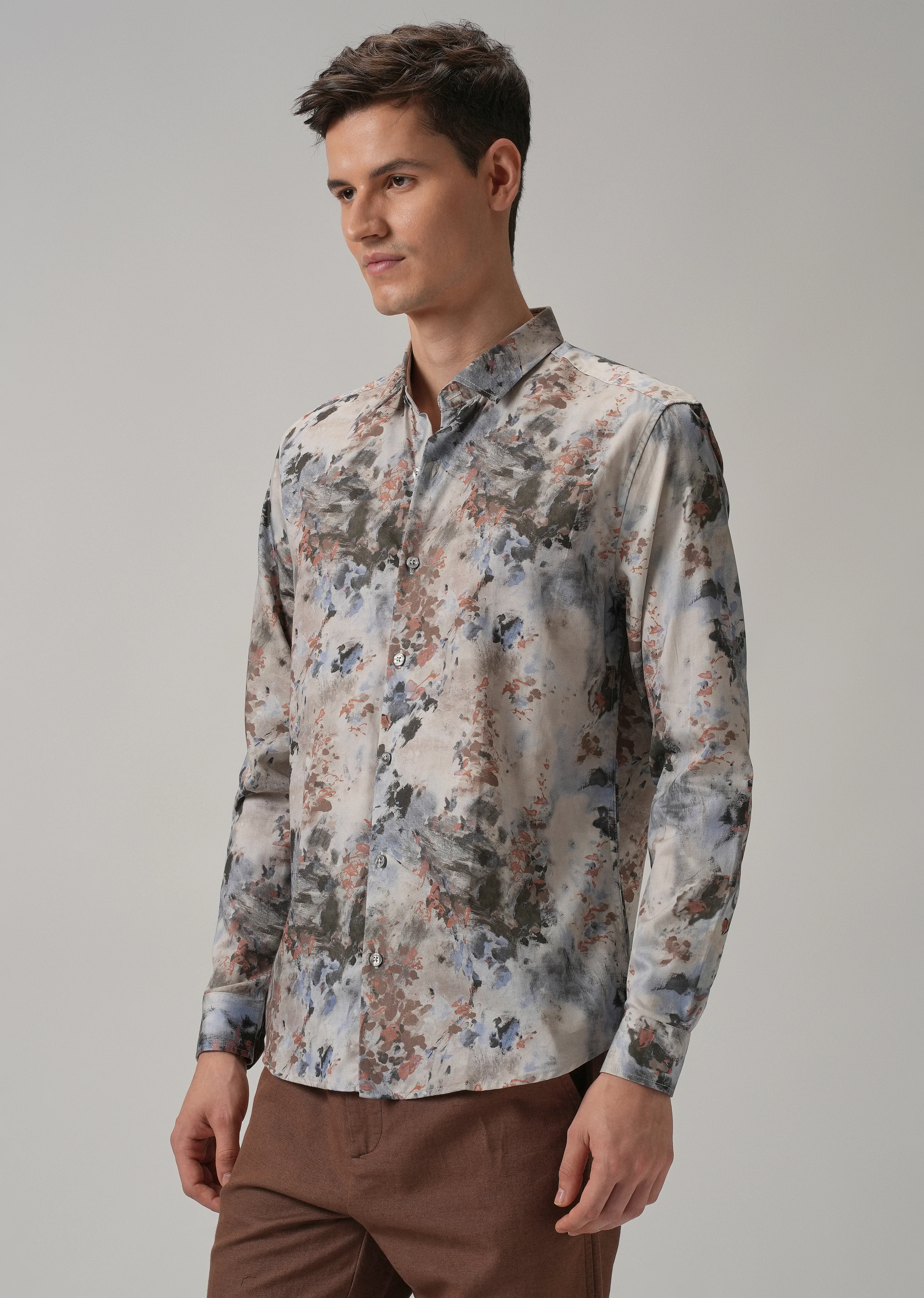Floral Printed Full Sleeve Shirt - Image 5