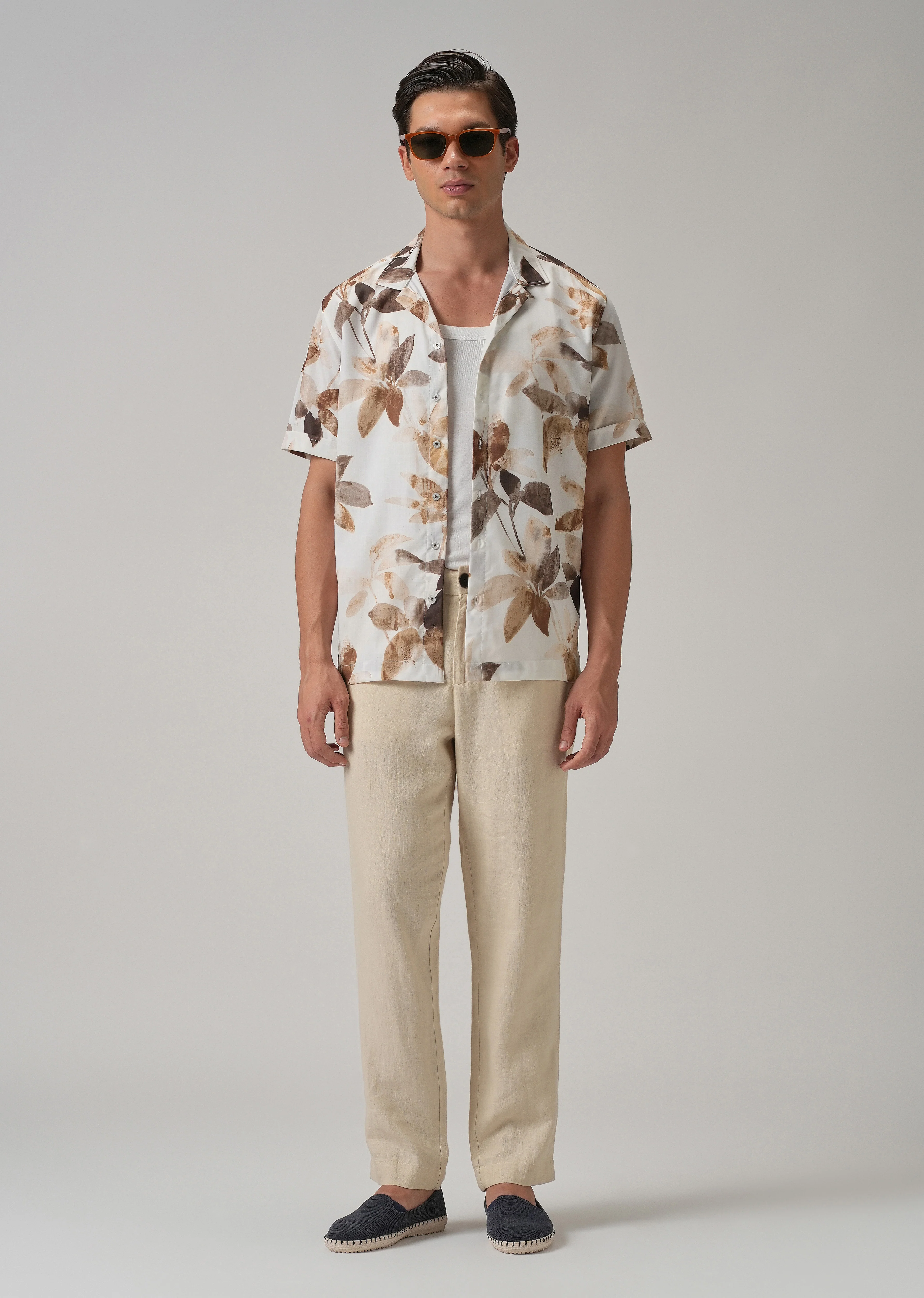 Floriated Half Sleeve Shirt - Image 6