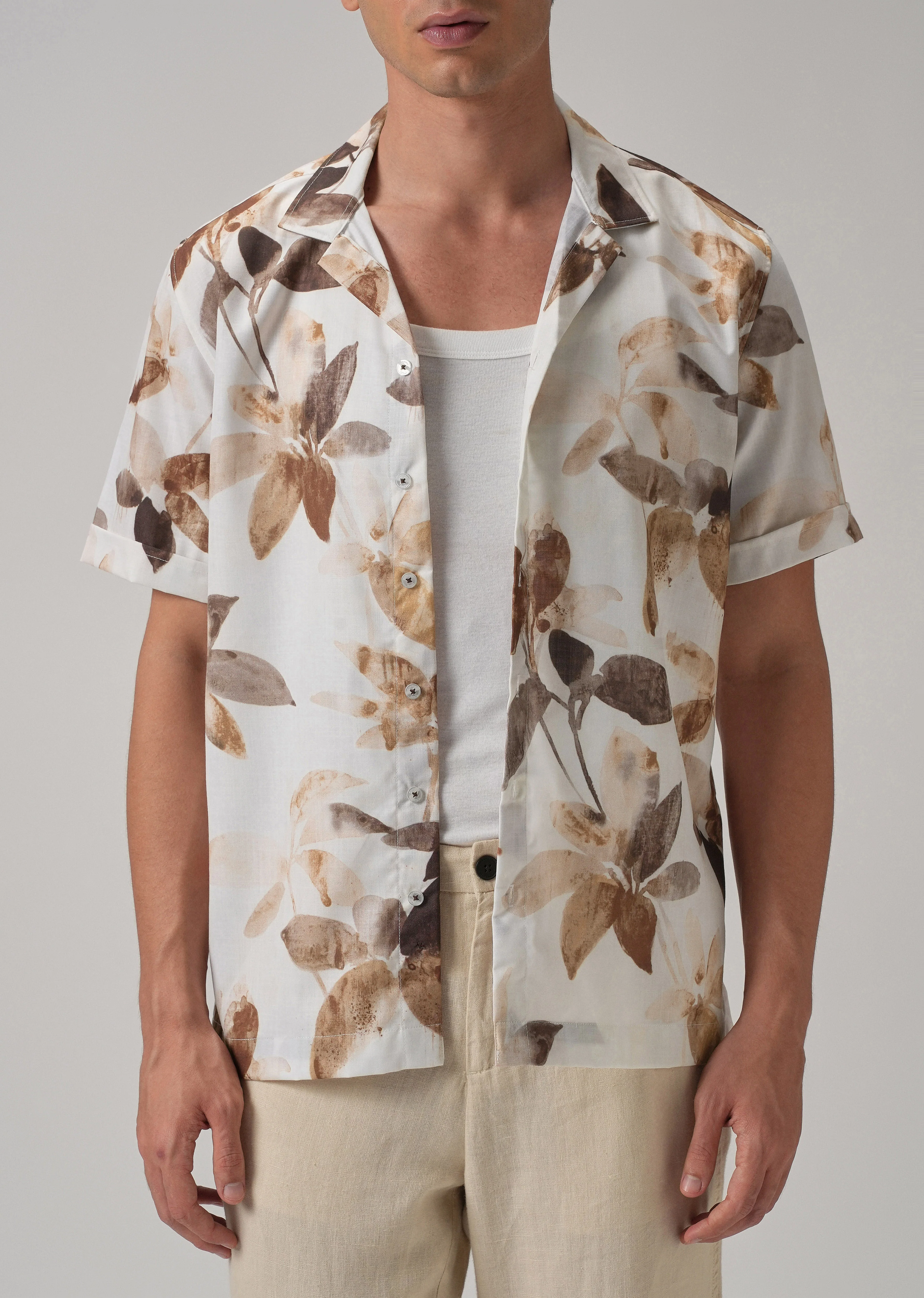 Floriated Half Sleeve Shirt - Image 7