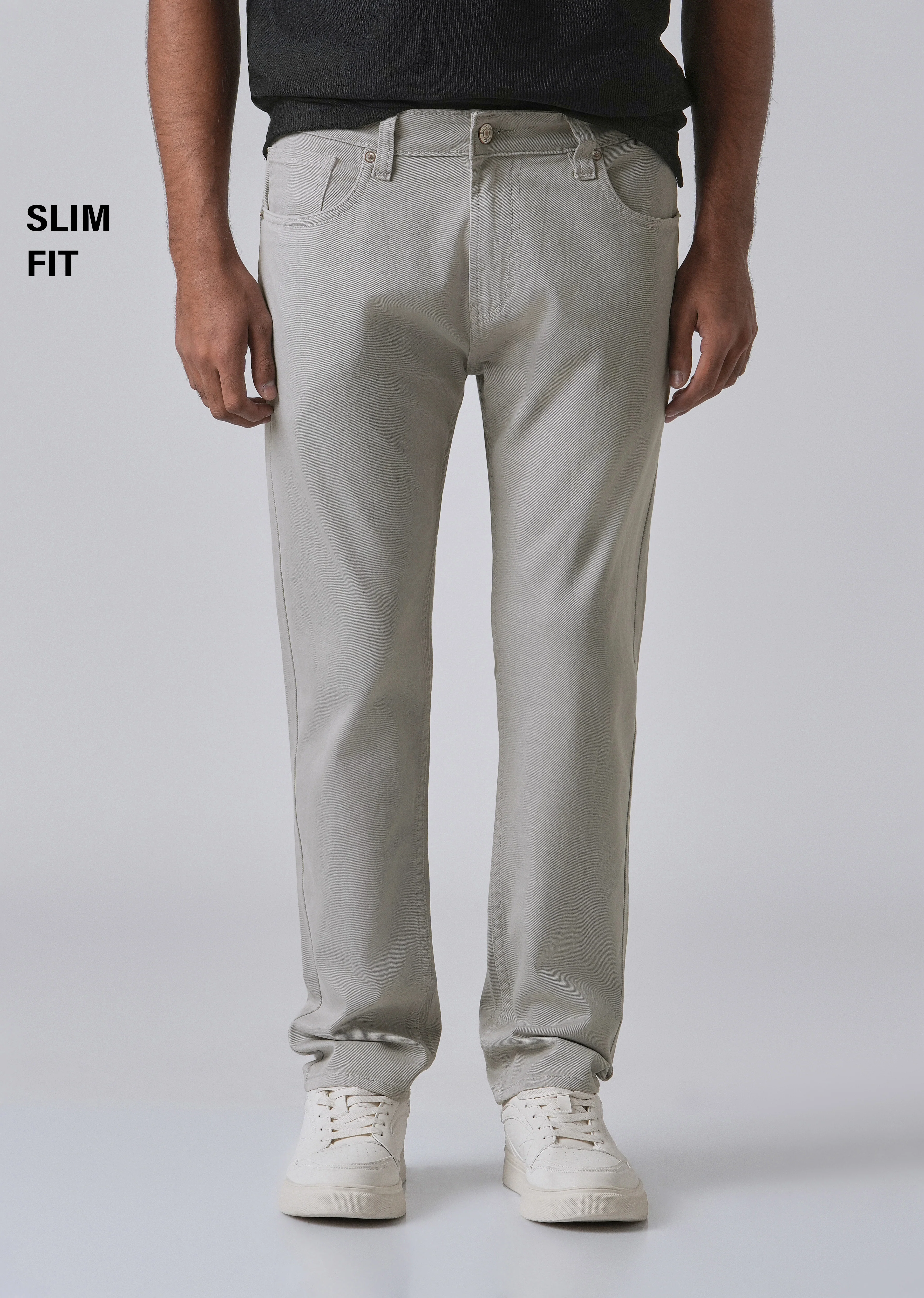 Fog Gray Slim fit Jeans - Image 7