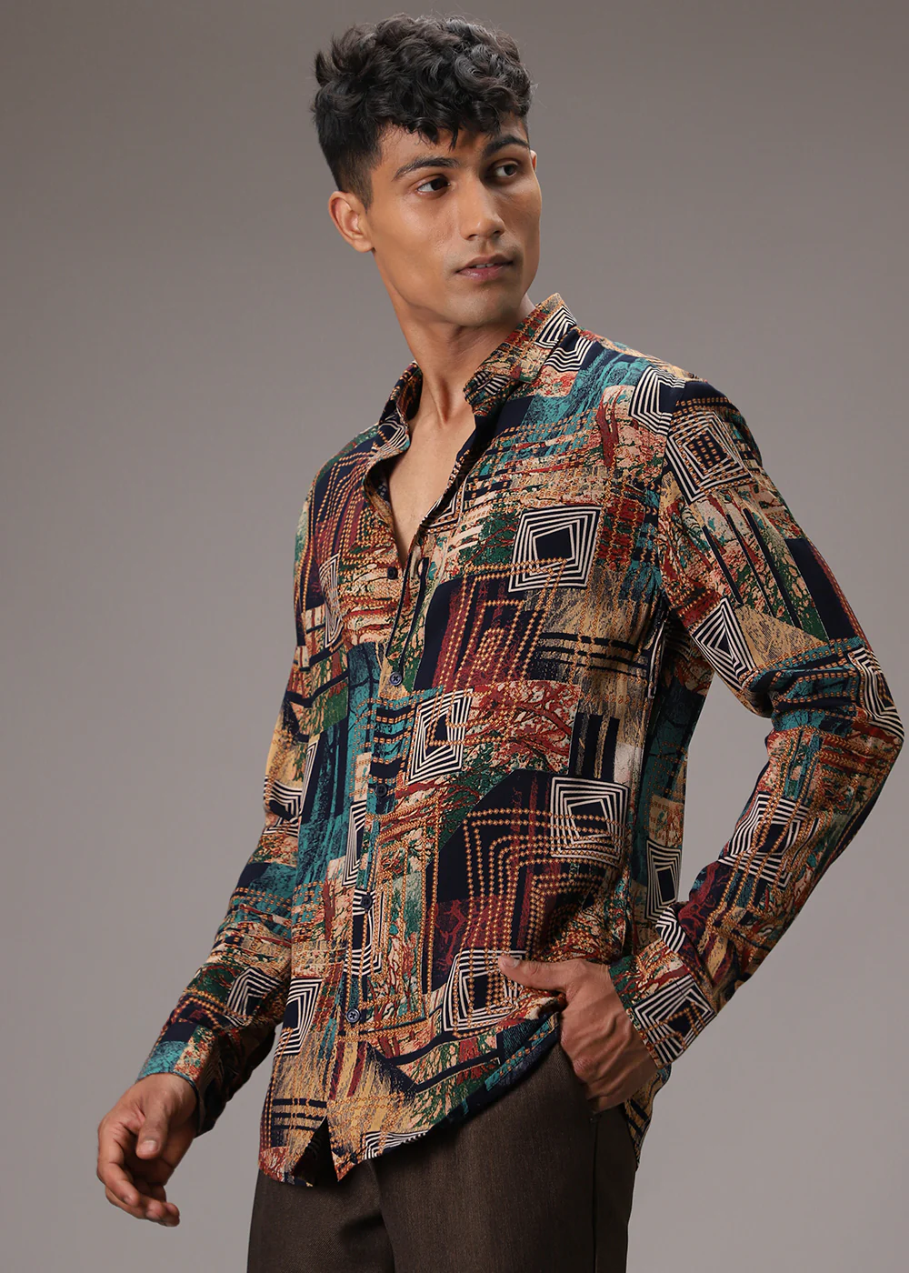 Fusion Hues Feather Shirt - Image 3