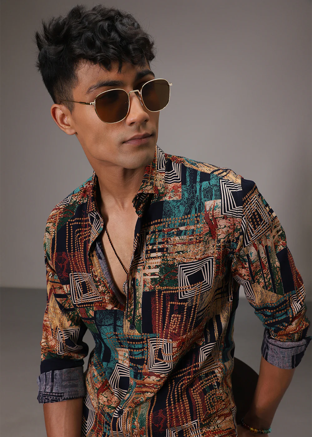 Fusion Hues Feather Shirt - Image 9